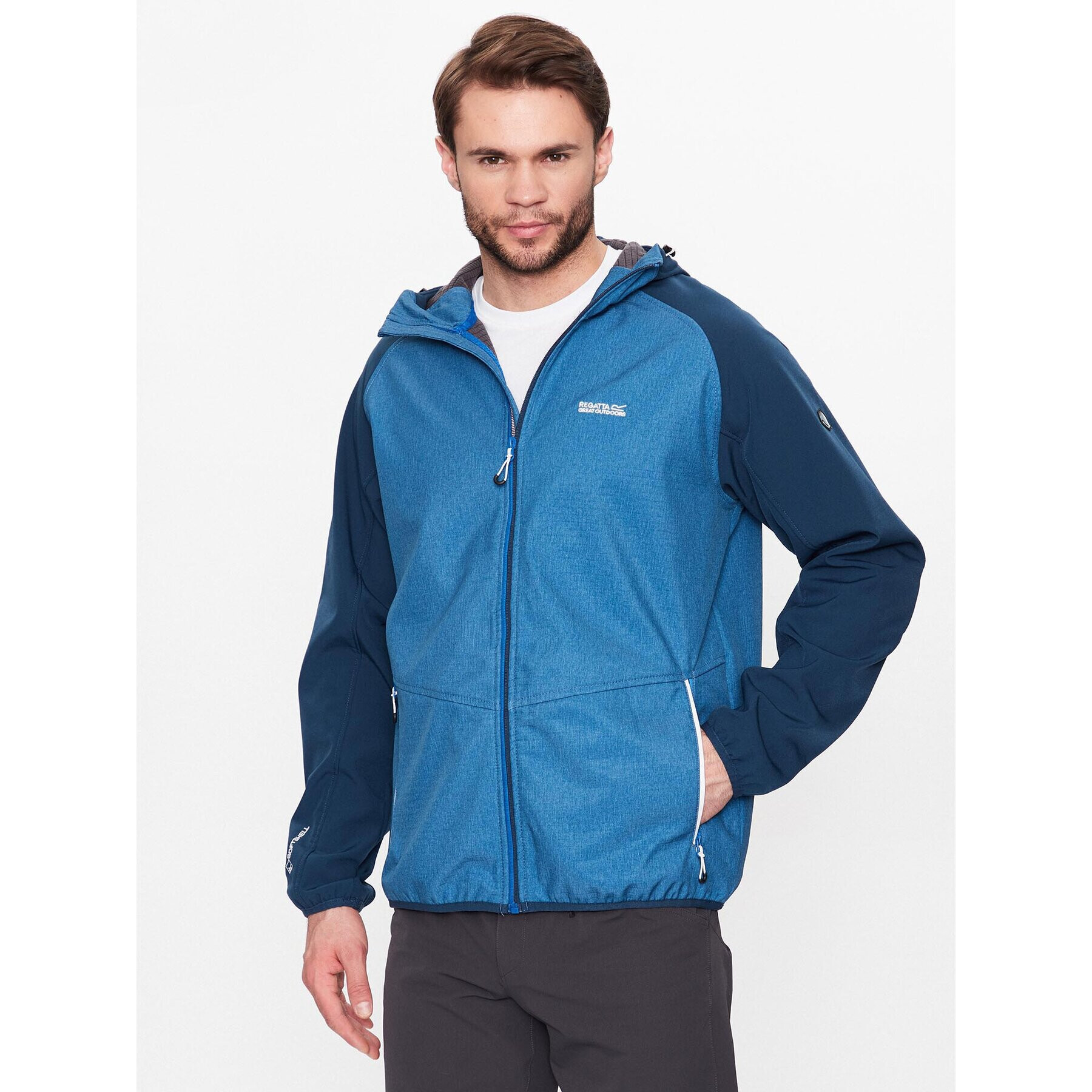 Regatta Geacă softshell Arec III RML218 Albastru Regular Fit - Pled.ro