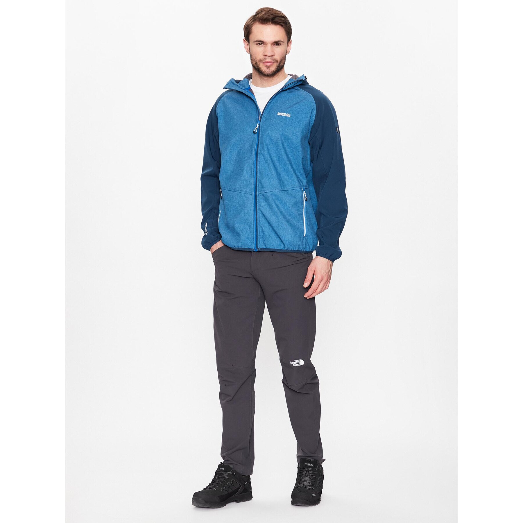 Regatta Geacă softshell Arec III RML218 Albastru Regular Fit - Pled.ro