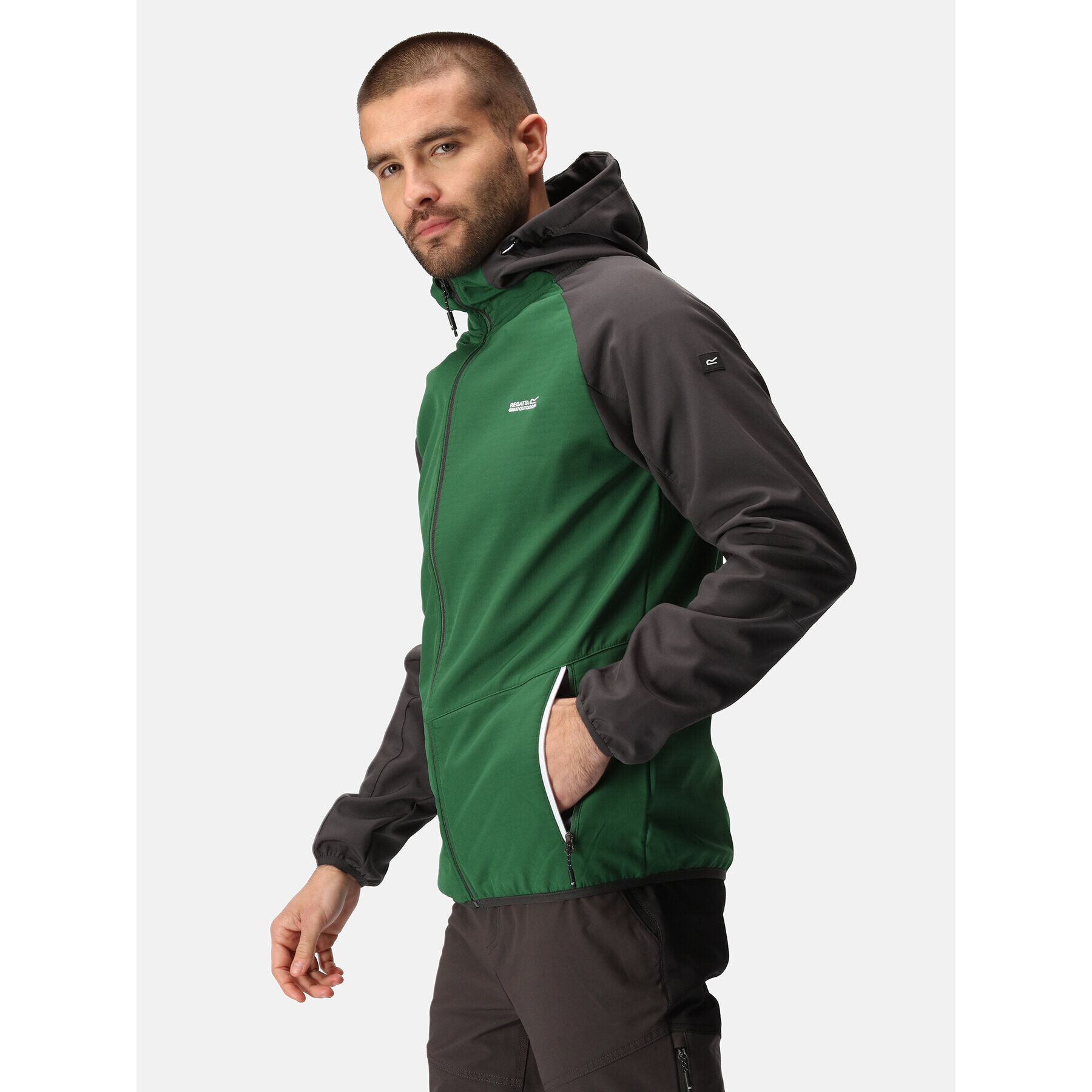 Regatta Geacă softshell Arec III RML218 Verde Regular Fit - Pled.ro