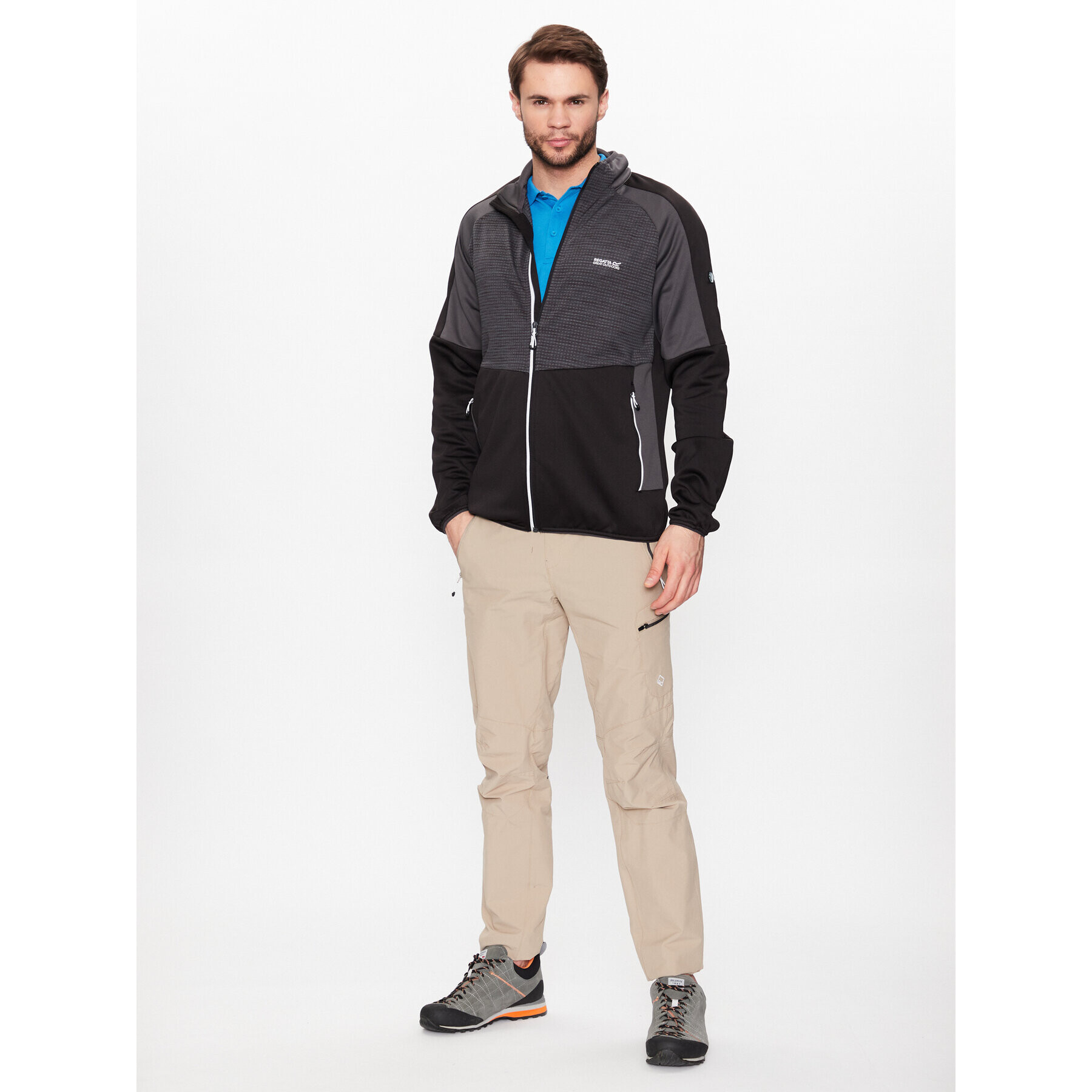 Regatta Geacă softshell Yare VII RML242 Gri Regular Fit - Pled.ro