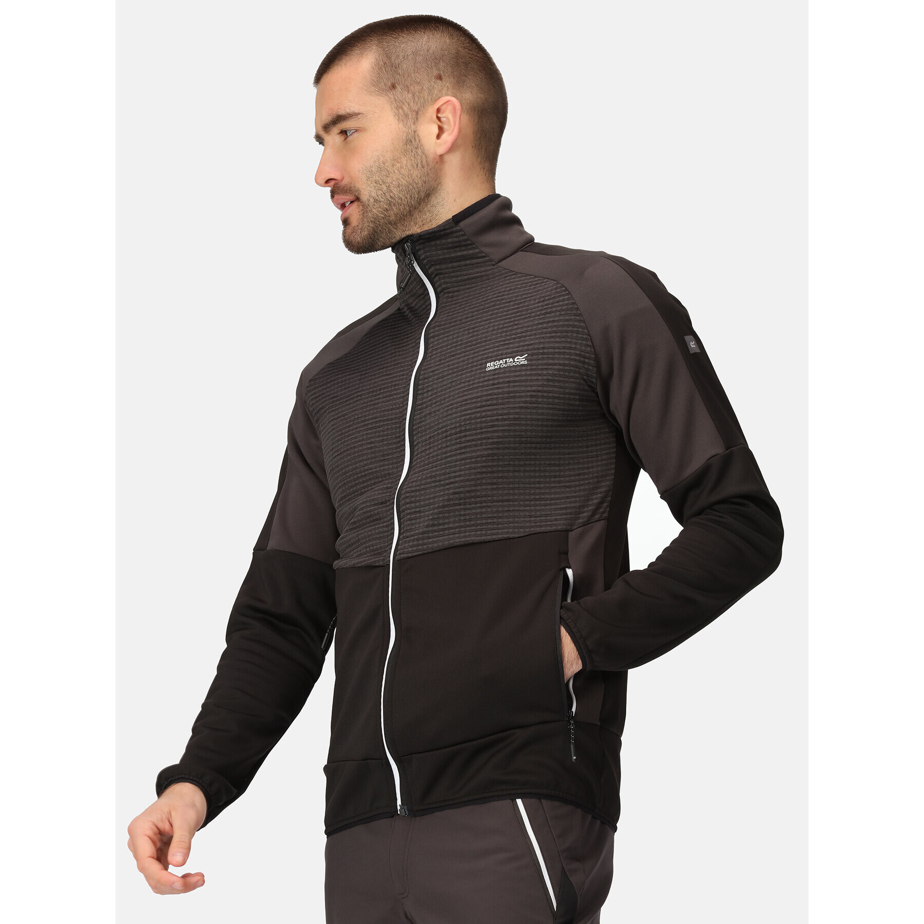 Regatta Geacă softshell Yare VII RML242 Negru Regular Fit - Pled.ro