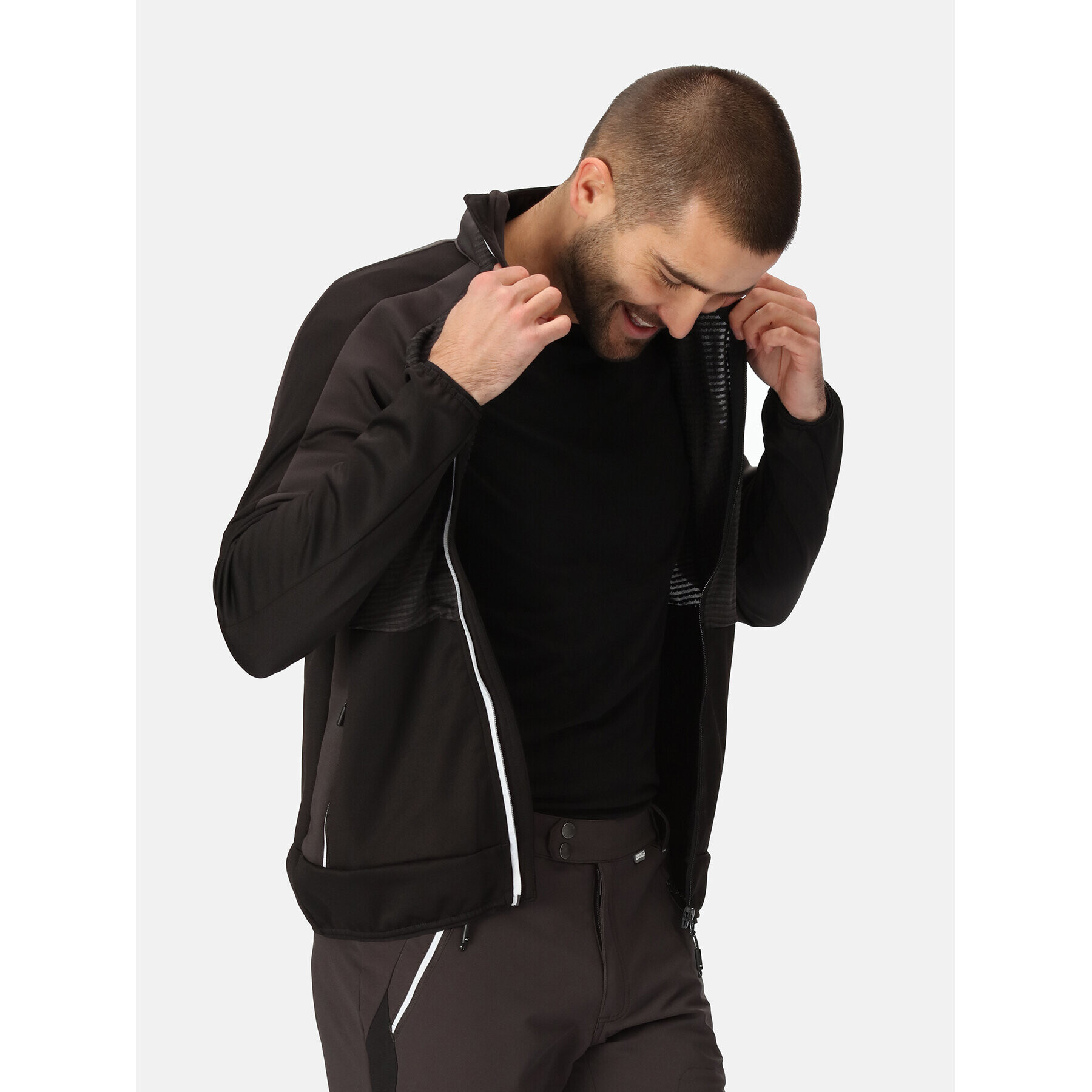 Regatta Geacă softshell Yare VII RML242 Negru Regular Fit - Pled.ro