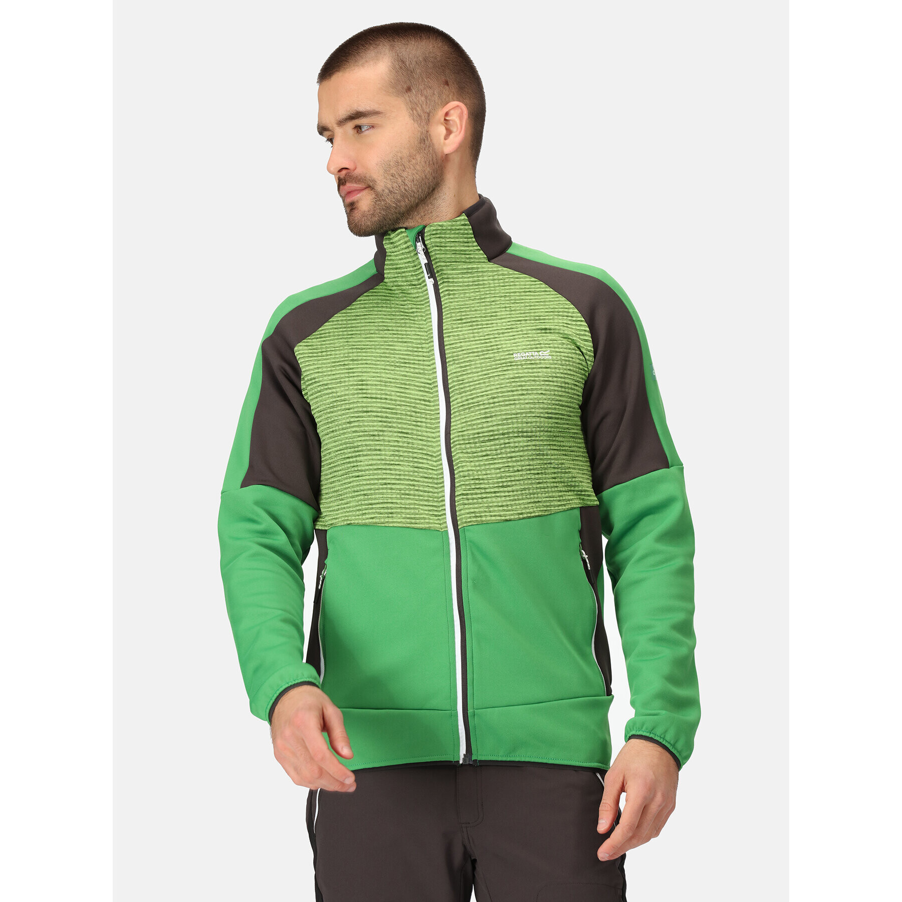 Regatta Geacă softshell Yare VII RML242 Verde Regular Fit - Pled.ro