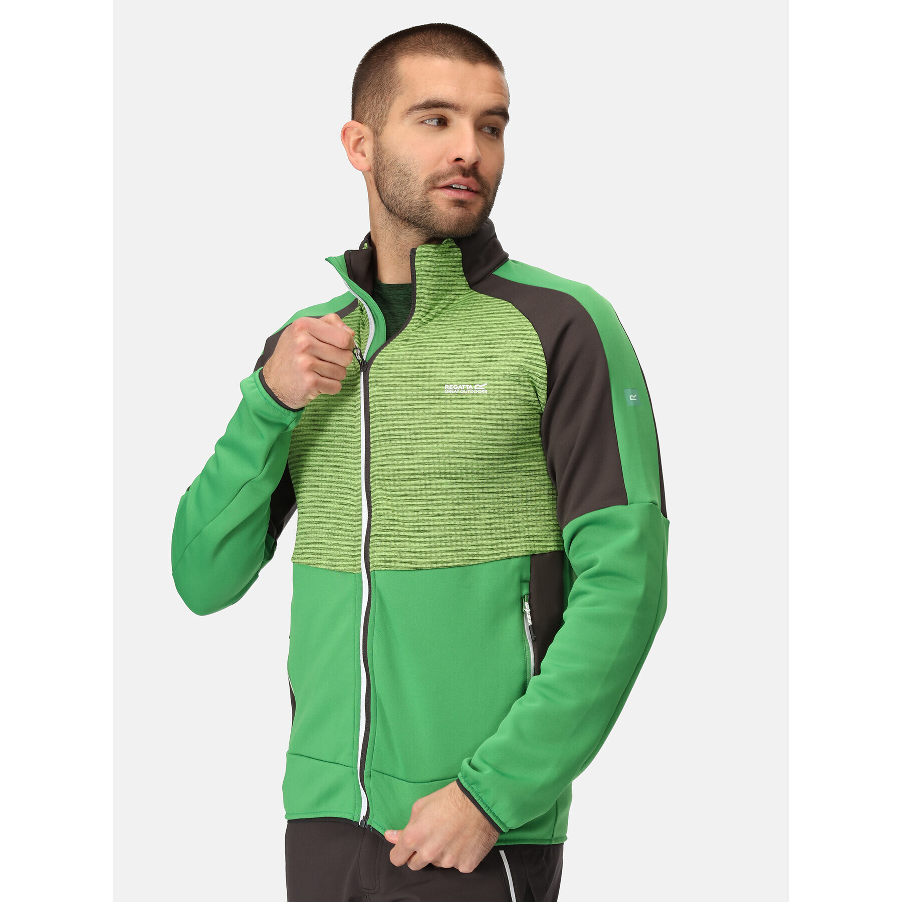 Regatta Geacă softshell Yare VII RML242 Verde Regular Fit - Pled.ro