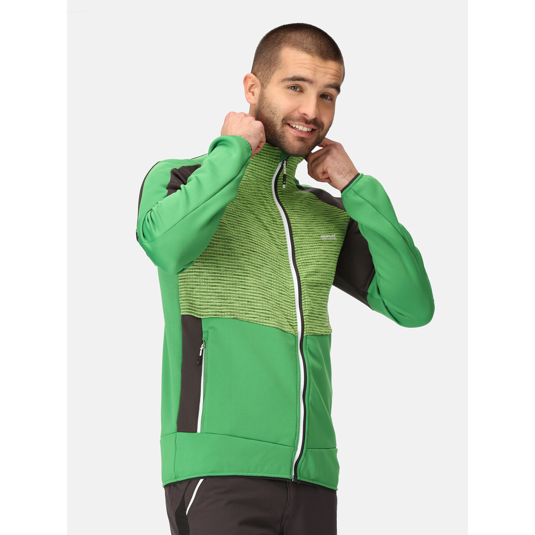 Regatta Geacă softshell Yare VII RML242 Verde Regular Fit - Pled.ro