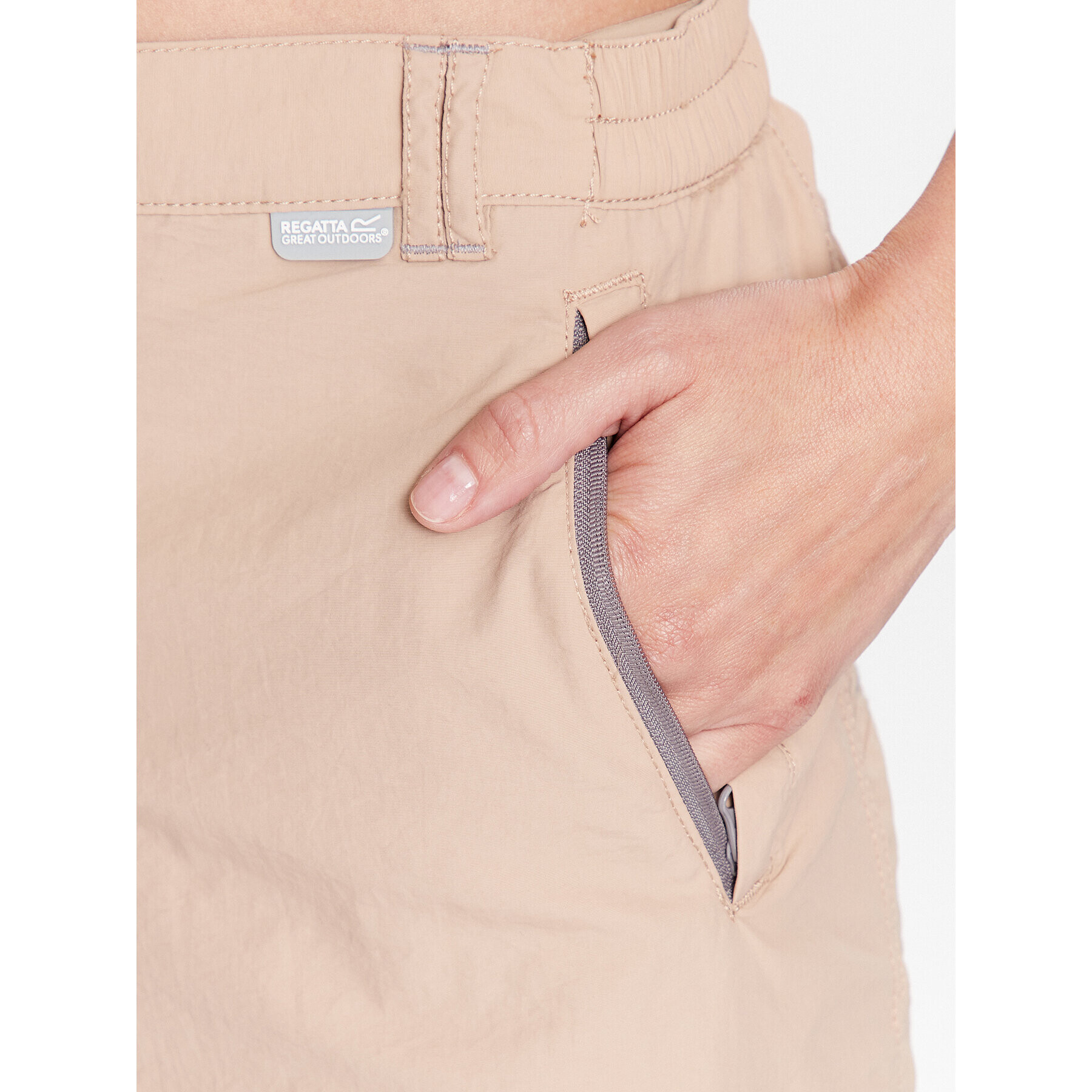 Regatta Pantaloni scurți sport Chaska II RWJ226 Bej Regular Fit - Pled.ro