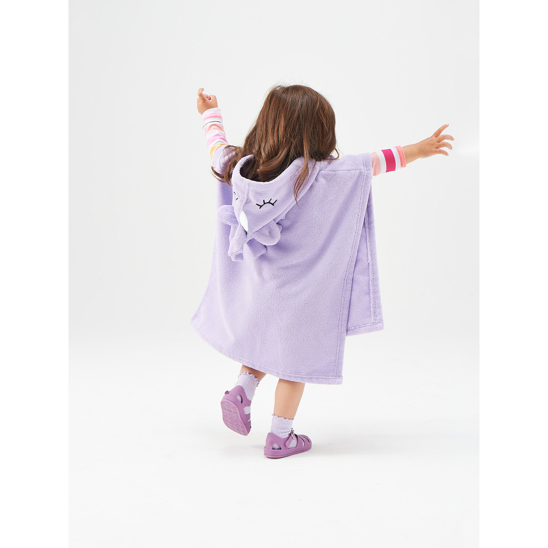 Regatta Prosop Peppa Hood Towel RKA380 Violet - Pled.ro