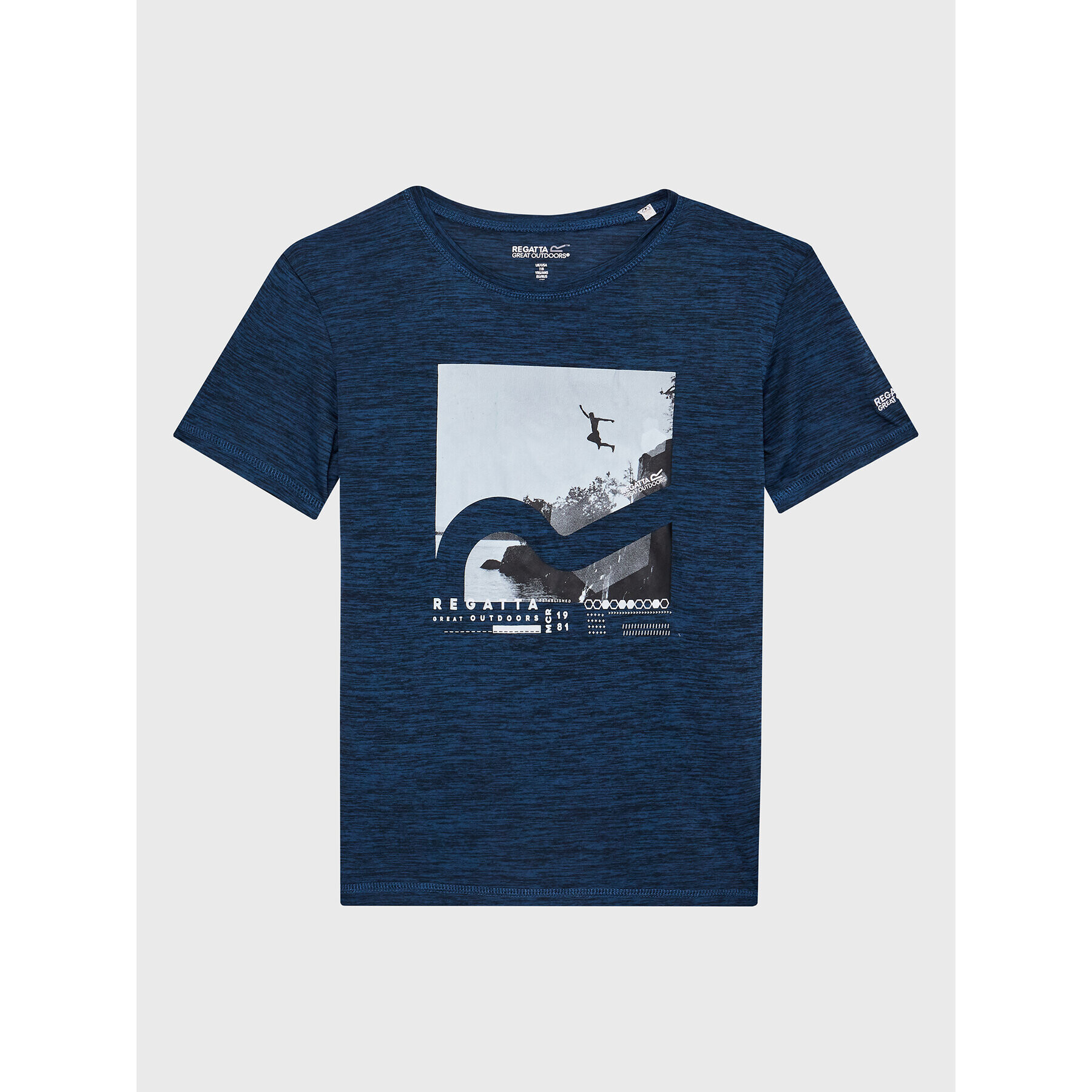 Regatta Tricou Alvarado VII RKT143 Bleumarin Regular Fit - Pled.ro