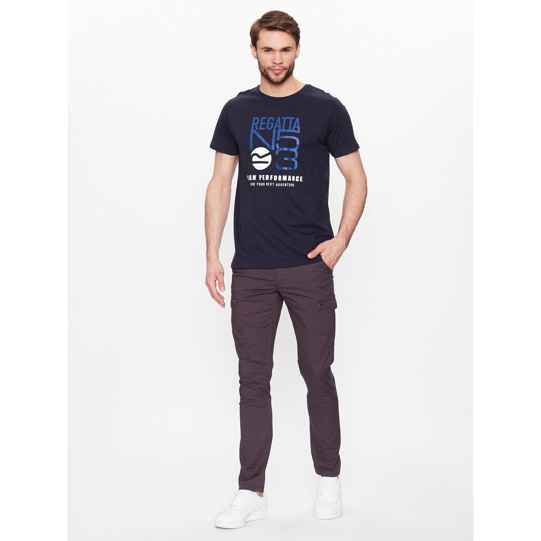 Regatta Tricou Cline VII RMT263 Bleumarin Regular Fit - Pled.ro