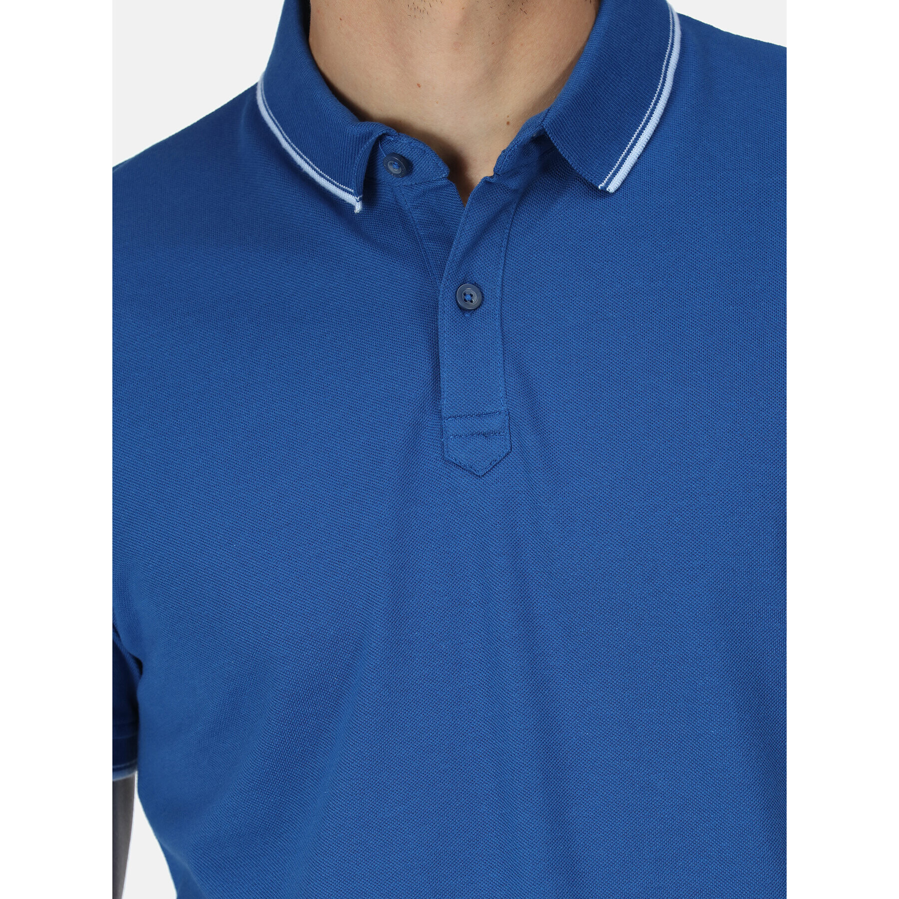 Regatta Tricou polo Tadeo RMT248 Albastru Regular Fit - Pled.ro