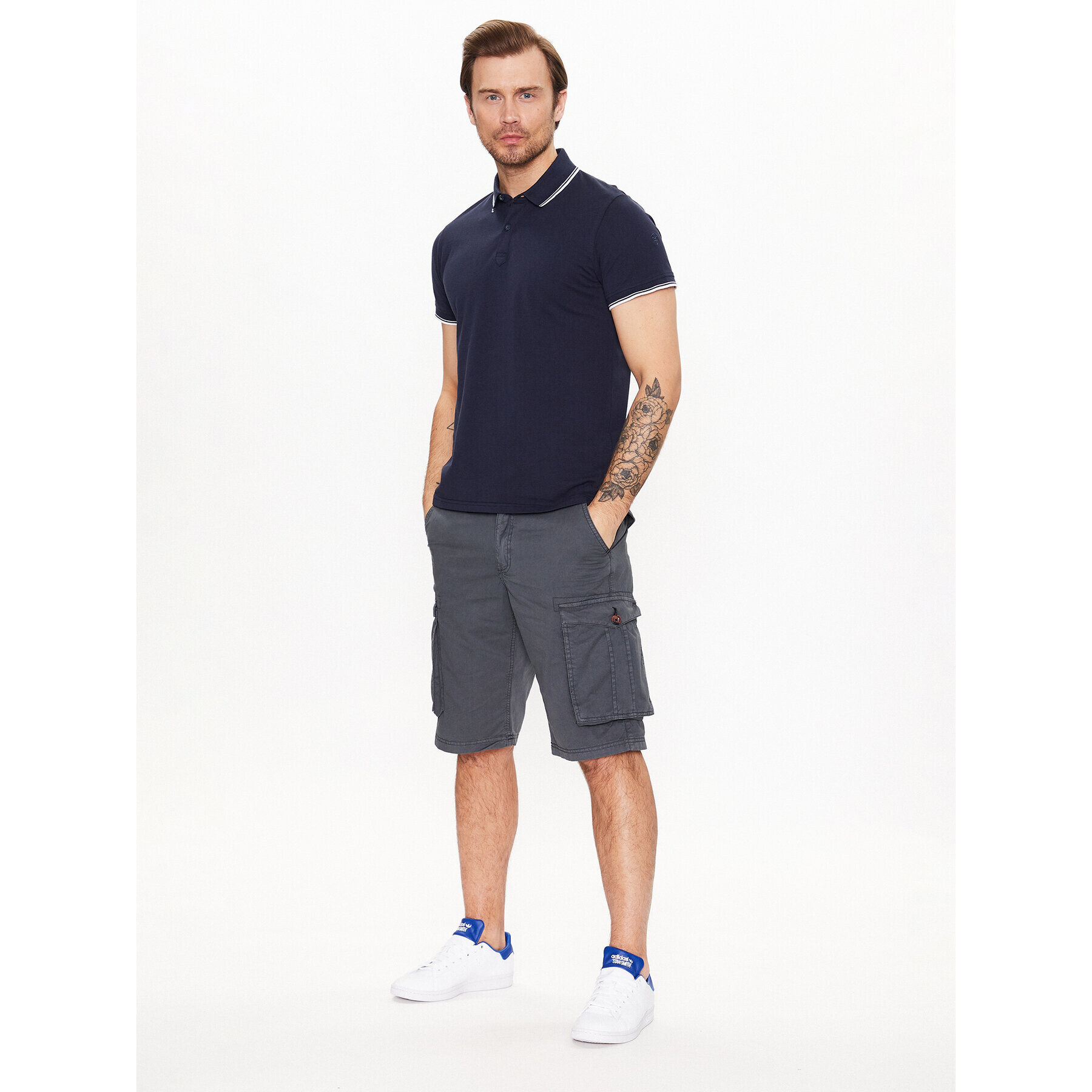 Regatta Tricou polo Tadeo RMT248 Bleumarin Regular Fit - Pled.ro