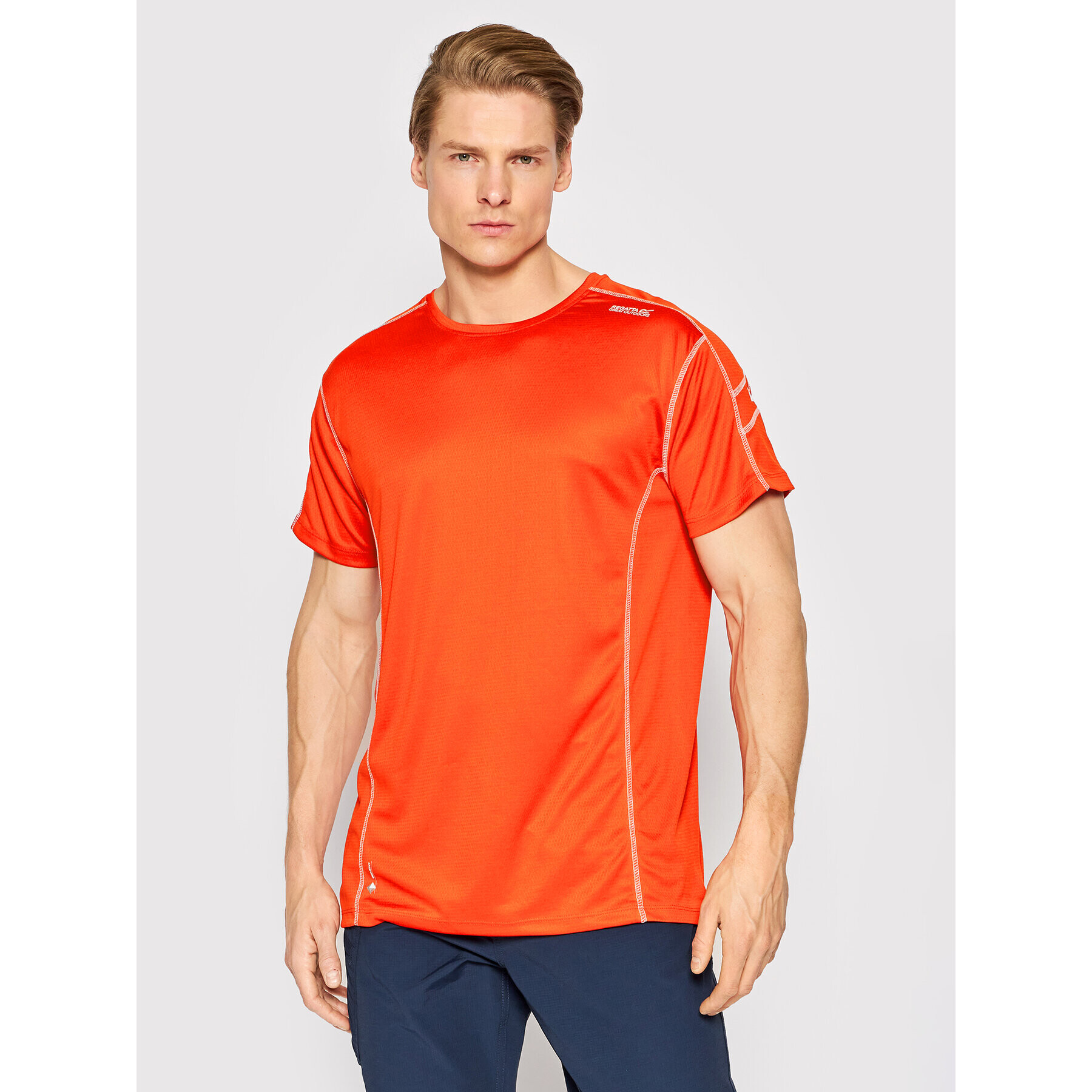 Regatta Tricou tehnic Virda III RMT251 Roșu Regular Fit - Pled.ro