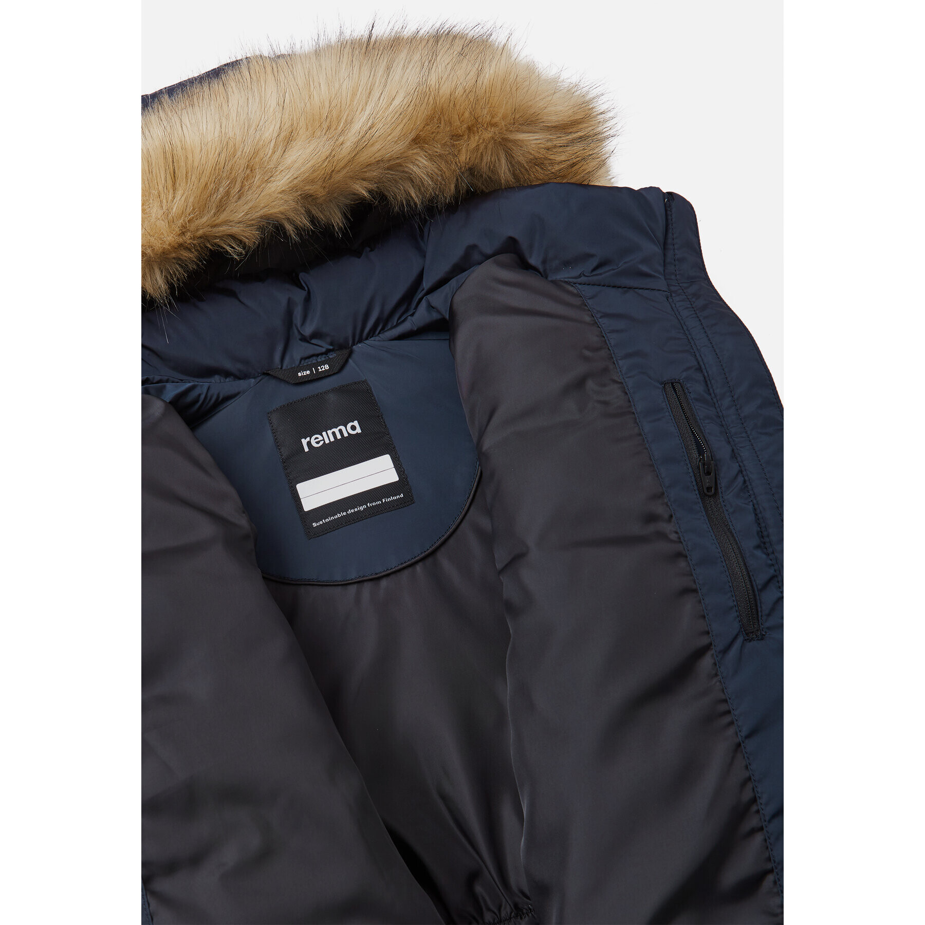 Reima Geacă din puf Lunta 5100108A Bleumarin Regular Fit - Pled.ro