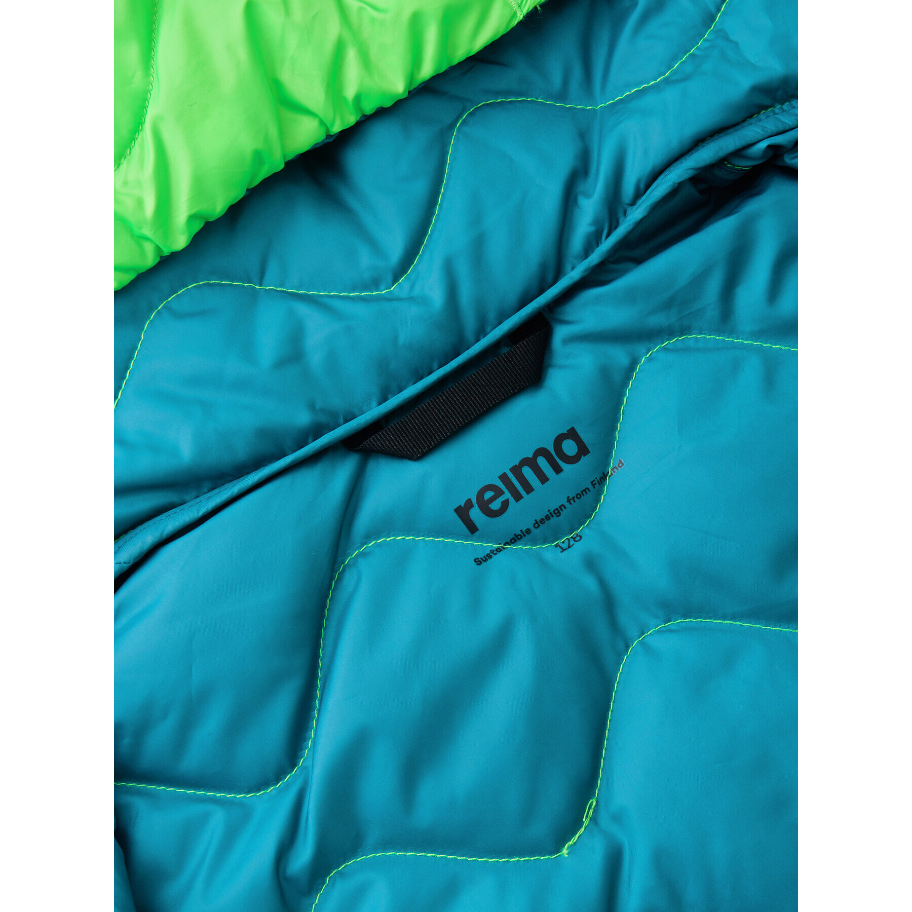 Reima Geacă din puf Fossila 5100058A Verde Regular Fit - Pled.ro