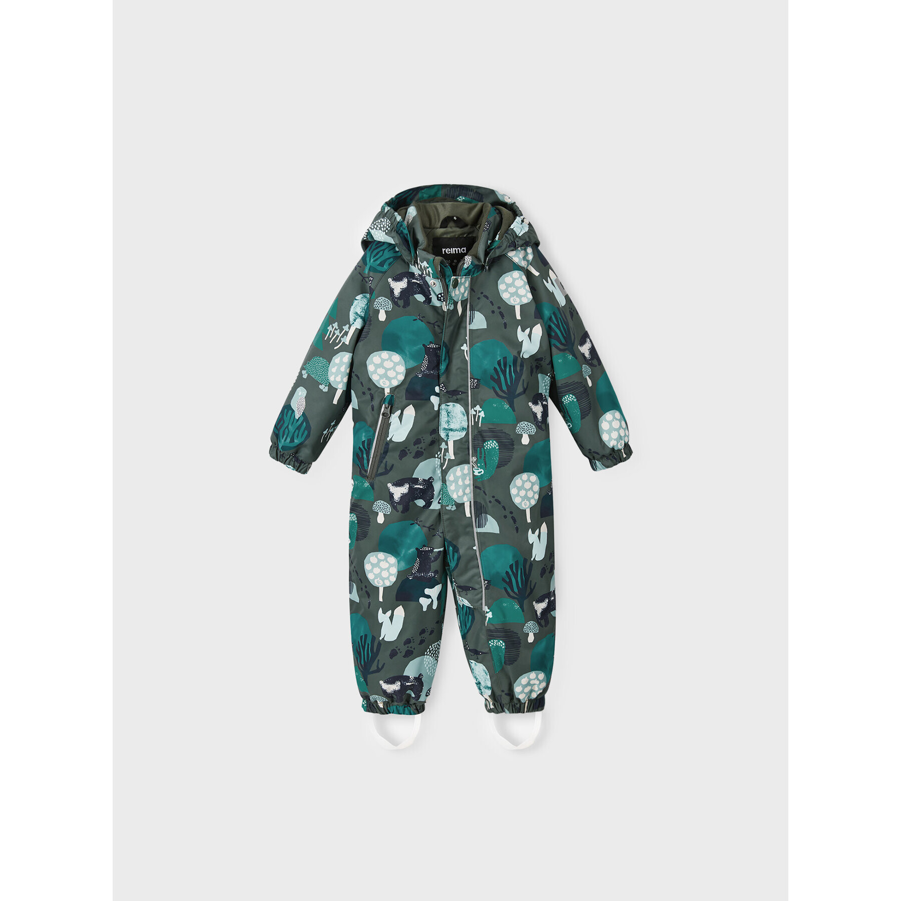 Reima Overall de iarnă Puhuri 5100116A Verde Regular Fit - Pled.ro