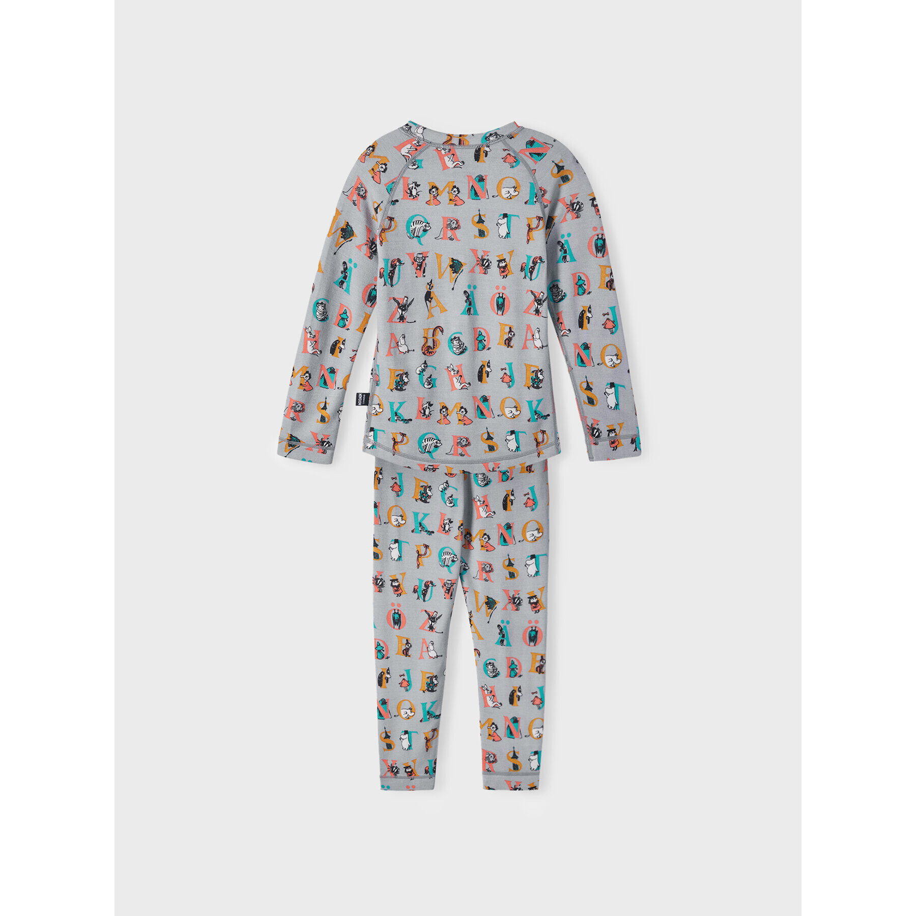 Reima Set lenjerie termoactivă MOOMIN Trivsam 5200021A Gri Slim Fit - Pled.ro