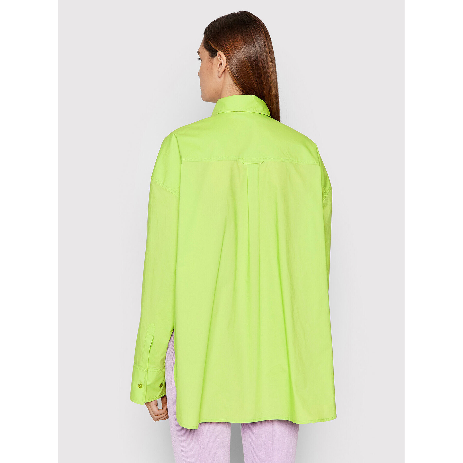 Remain Cămașă Nalia RM828 Verde Oversize - Pled.ro