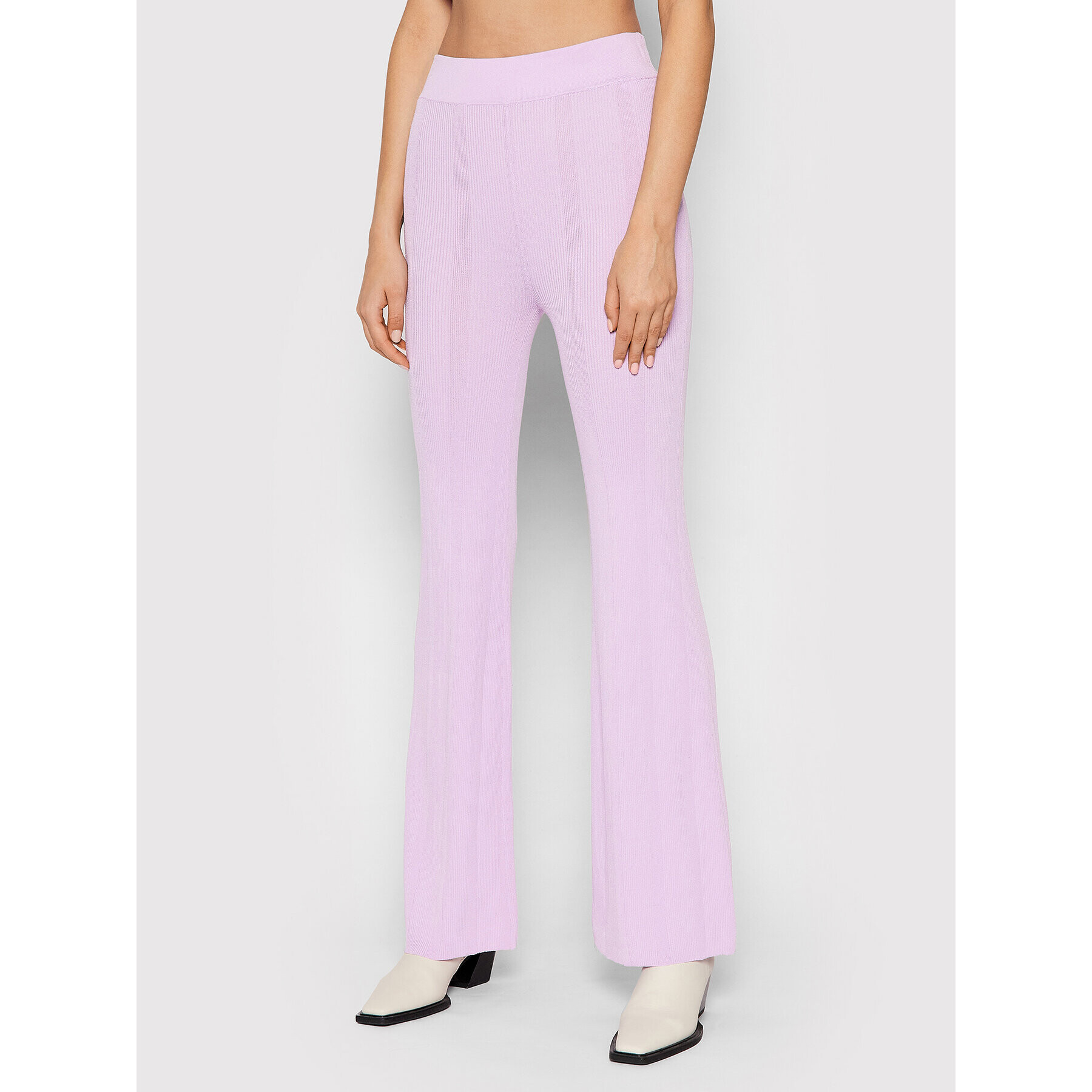 Remain Pantaloni tricotați Solaima RM1024 Violet Regular Fit - Pled.ro