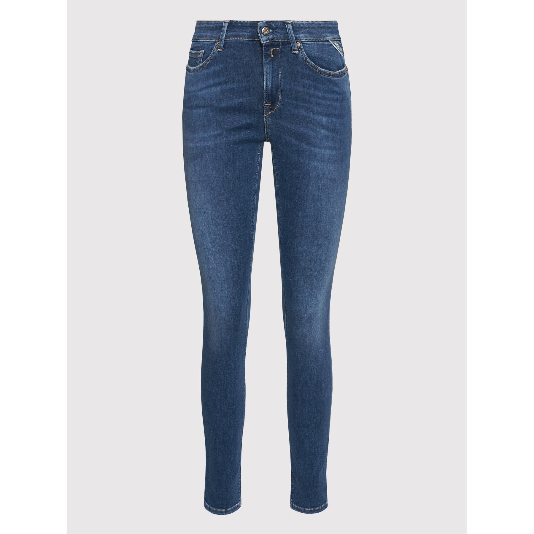 Replay Blugi WHW689.000.523 Bleumarin Skinny Fit - Pled.ro