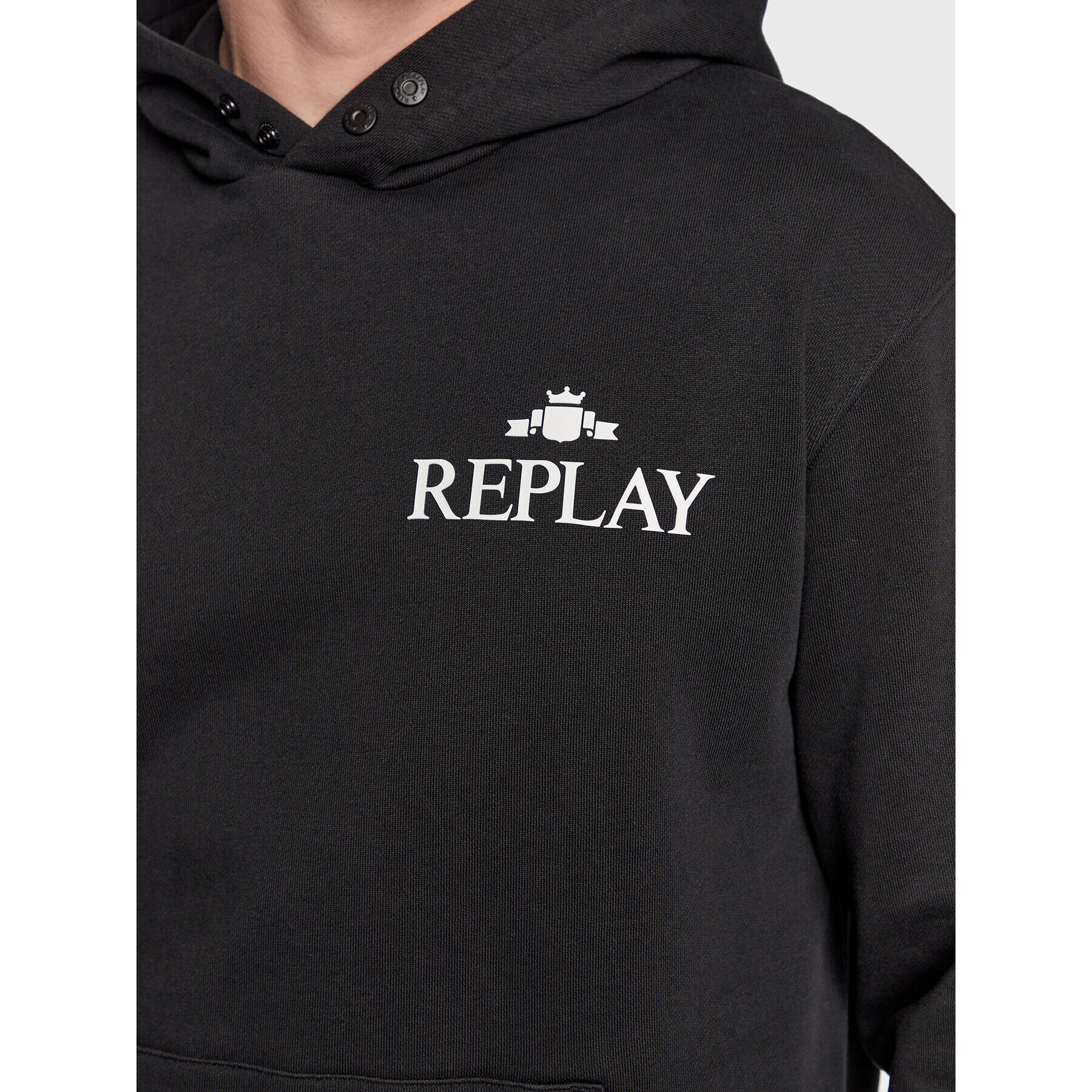 Replay Bluză M6531.000.22890P Negru Regular Fit - Pled.ro