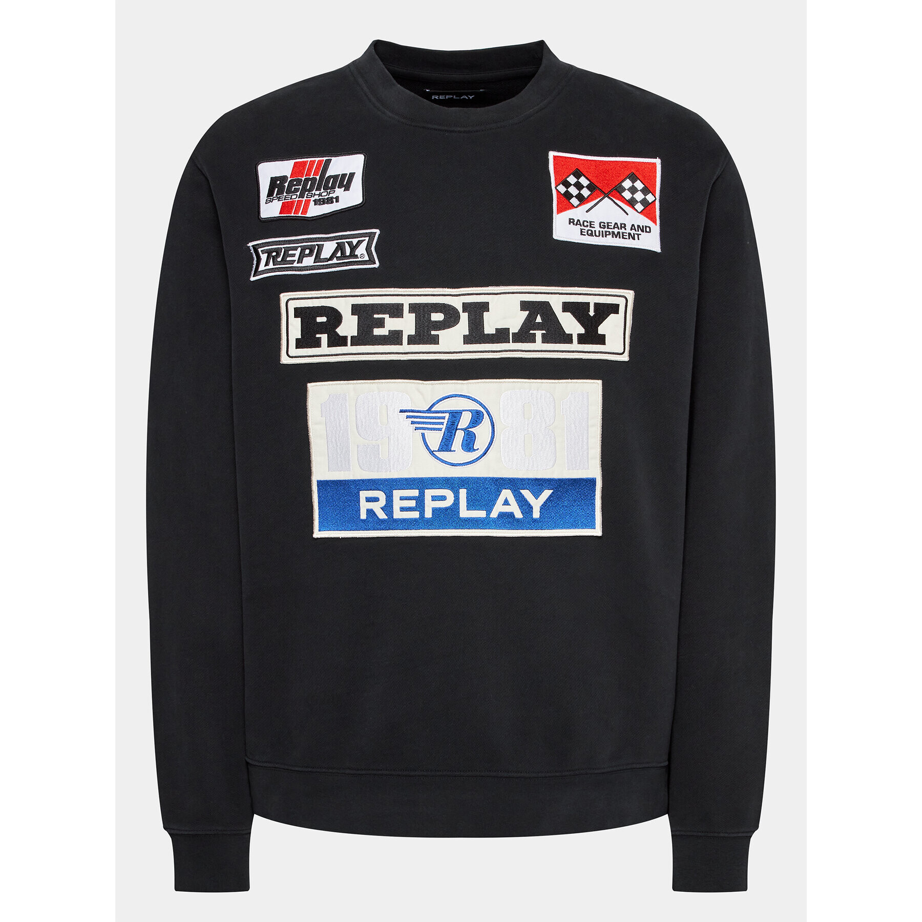 Replay Bluză M6718.000.22890CS Negru Regular Fit - Pled.ro