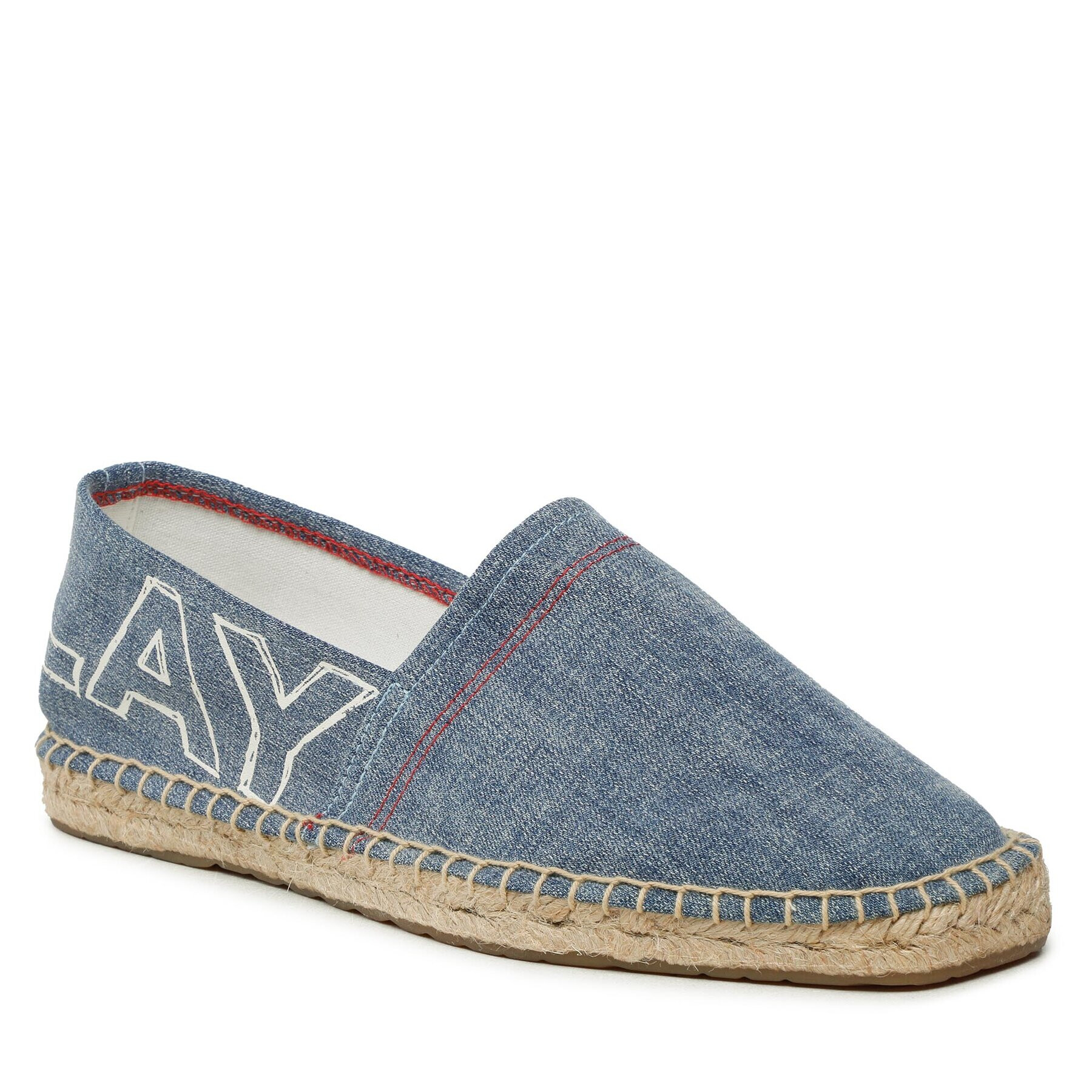 Replay Espadrile Cabo Print GMF16 .000.C0053T Albastru - Pled.ro