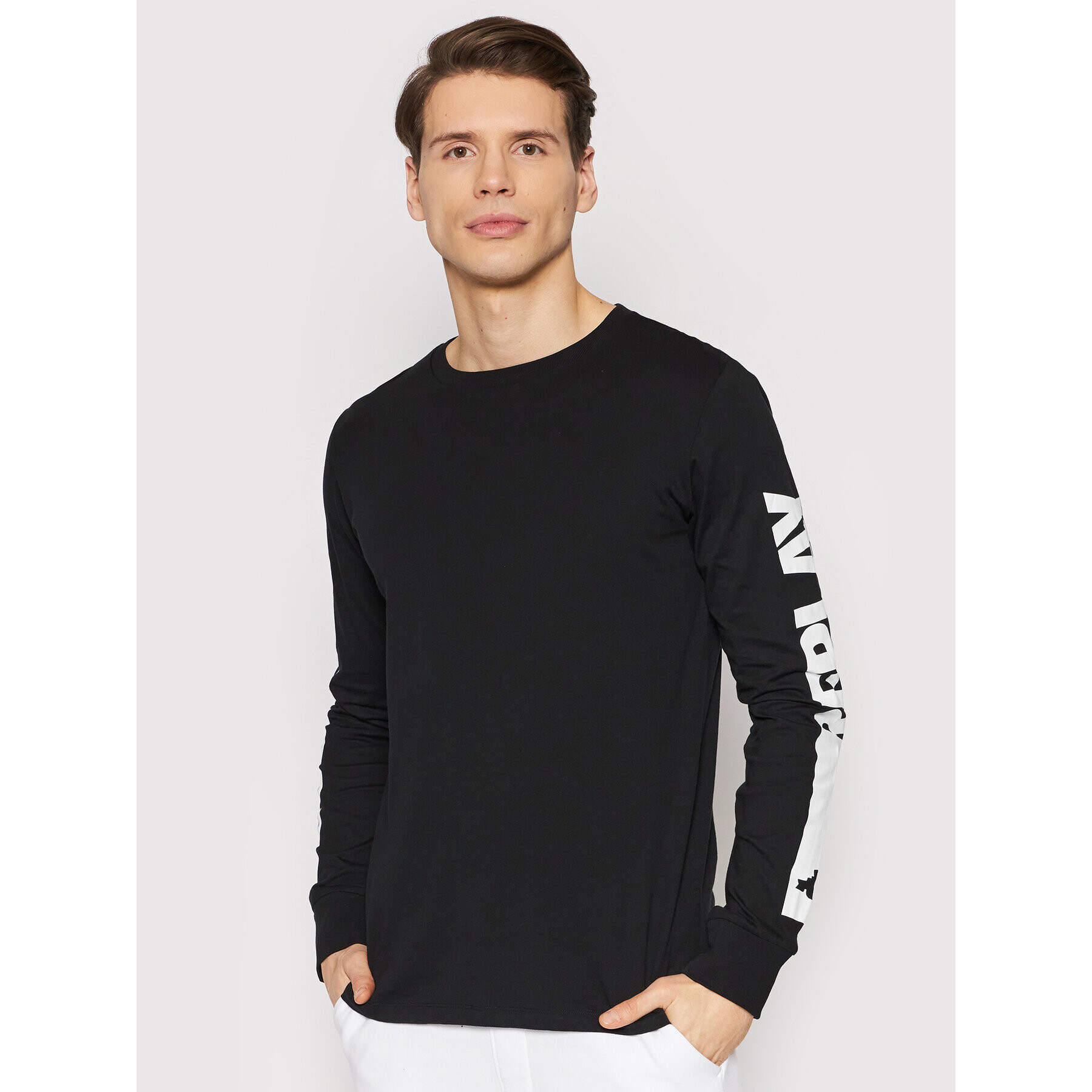 Replay Longsleeve M6012.000.2660 Negru Regular Fit - Pled.ro