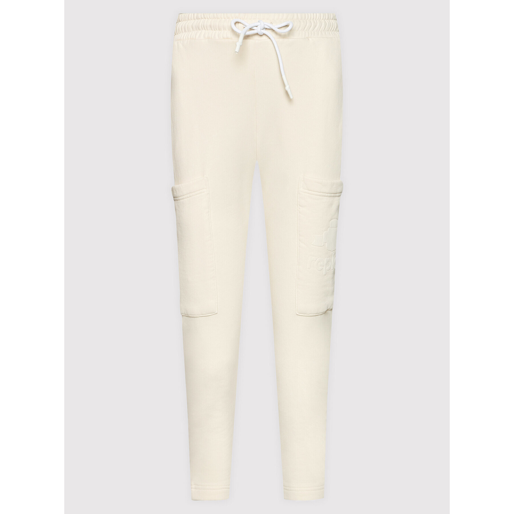 Replay Pantaloni trening W8562.000.23190P Bej Baggy Fit - Pled.ro