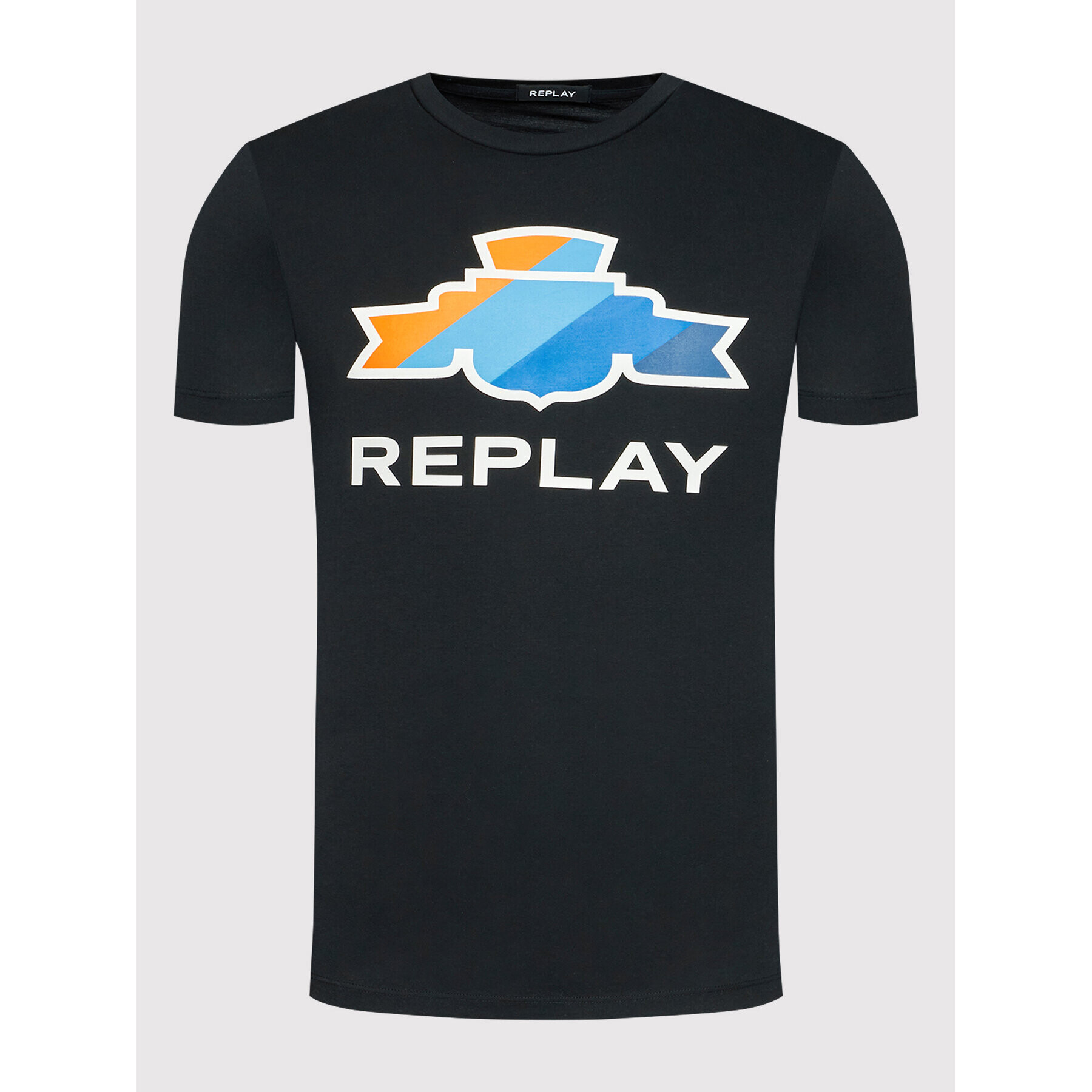 Replay Tricou M6016.000.22980P Negru Regular Fit - Pled.ro