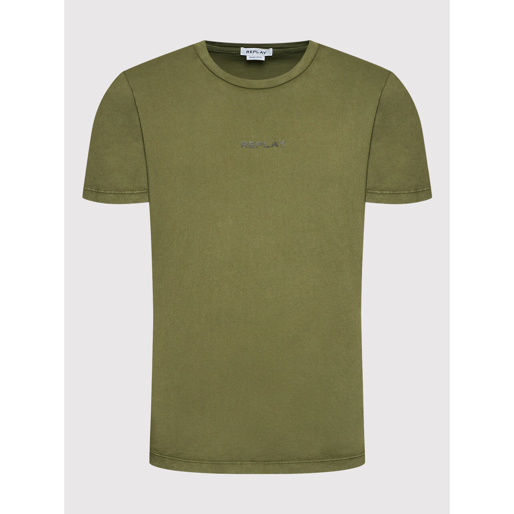 Replay Tricou M6033.000.23178G Verde Regular Fit - Pled.ro