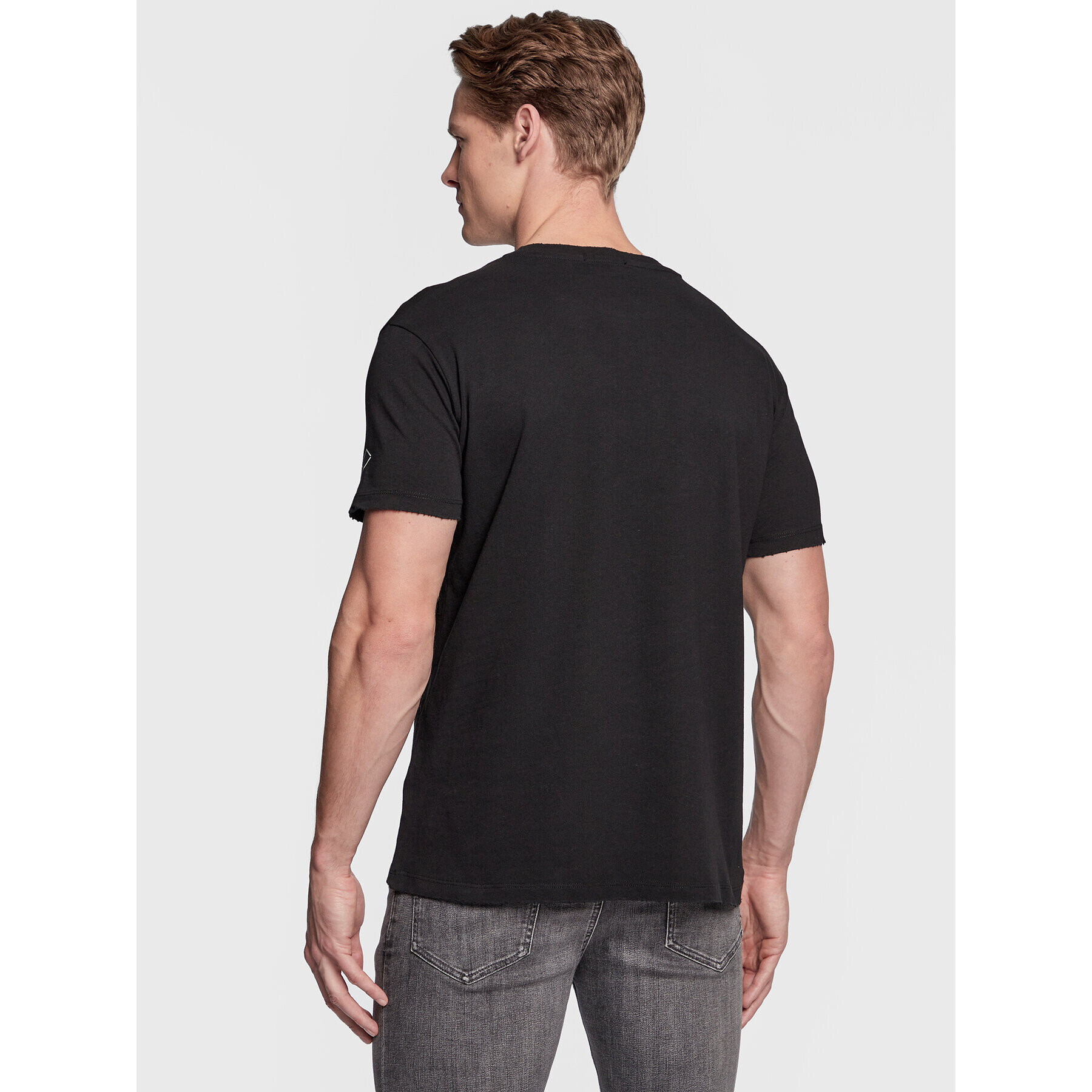 Replay Tricou M6476.000.22662 Negru Regular Fit - Pled.ro