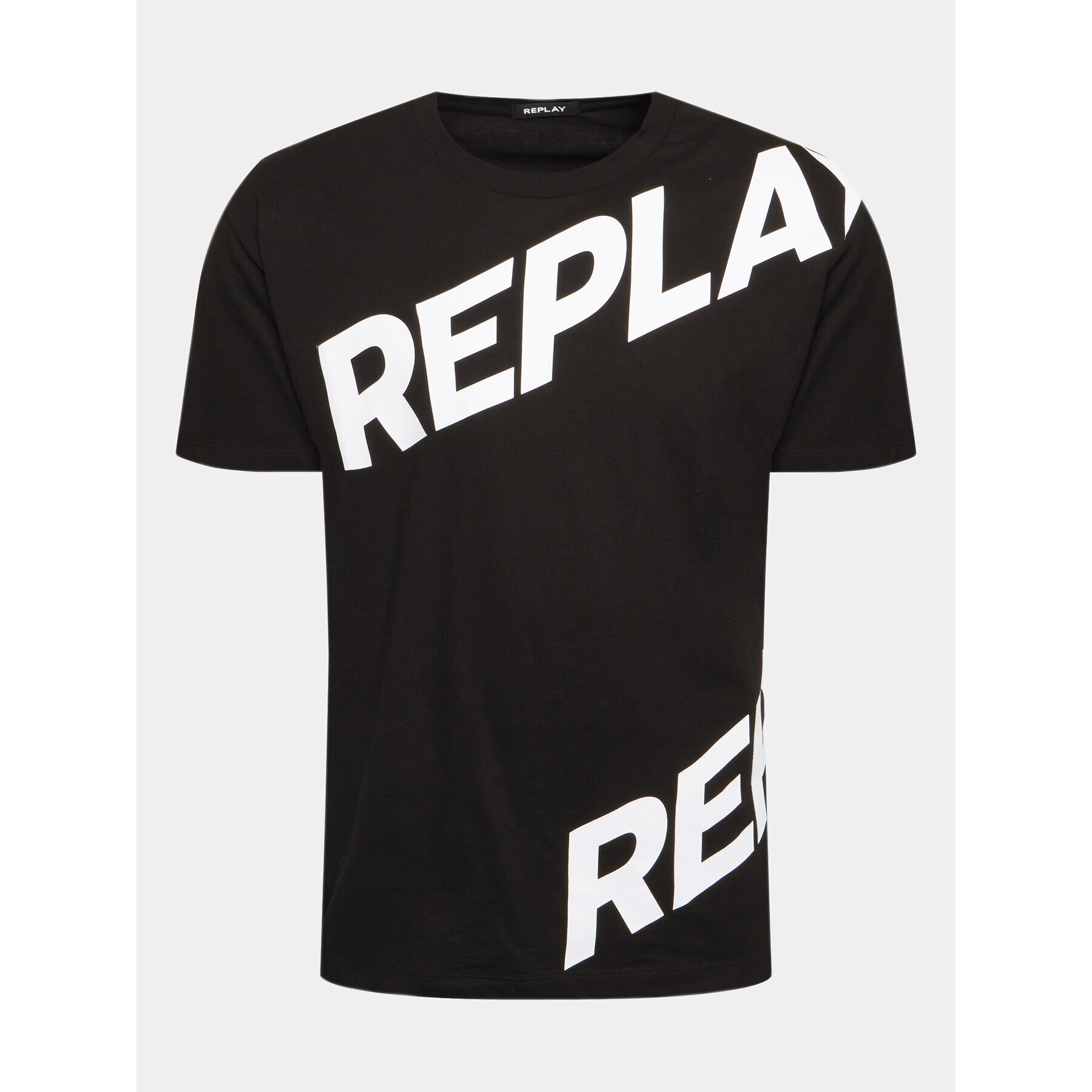 Replay Tricou M6668.000.23608P Negru Regular Fit - Pled.ro