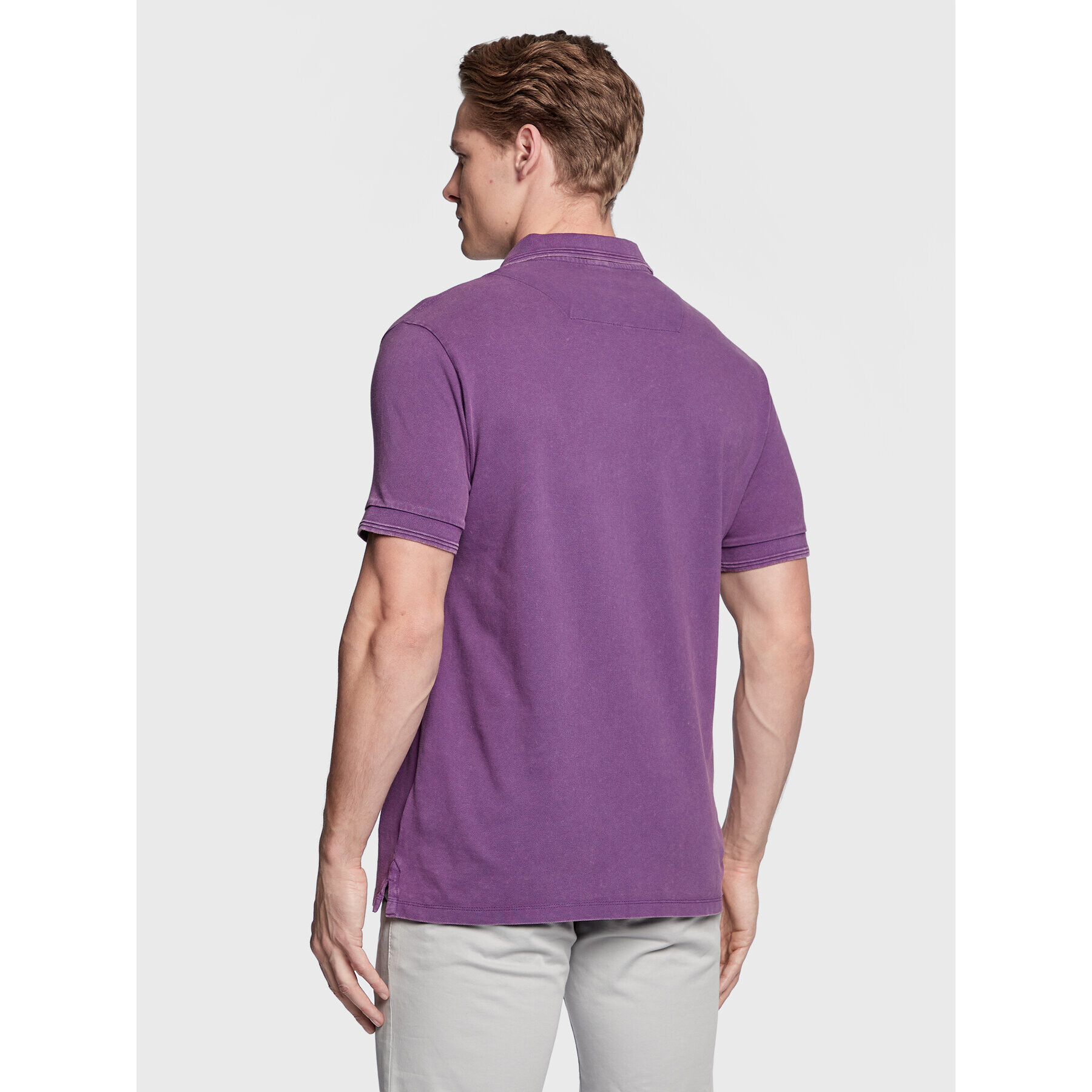 Replay Tricou polo M3070A.000.22696M Violet Regular Fit - Pled.ro