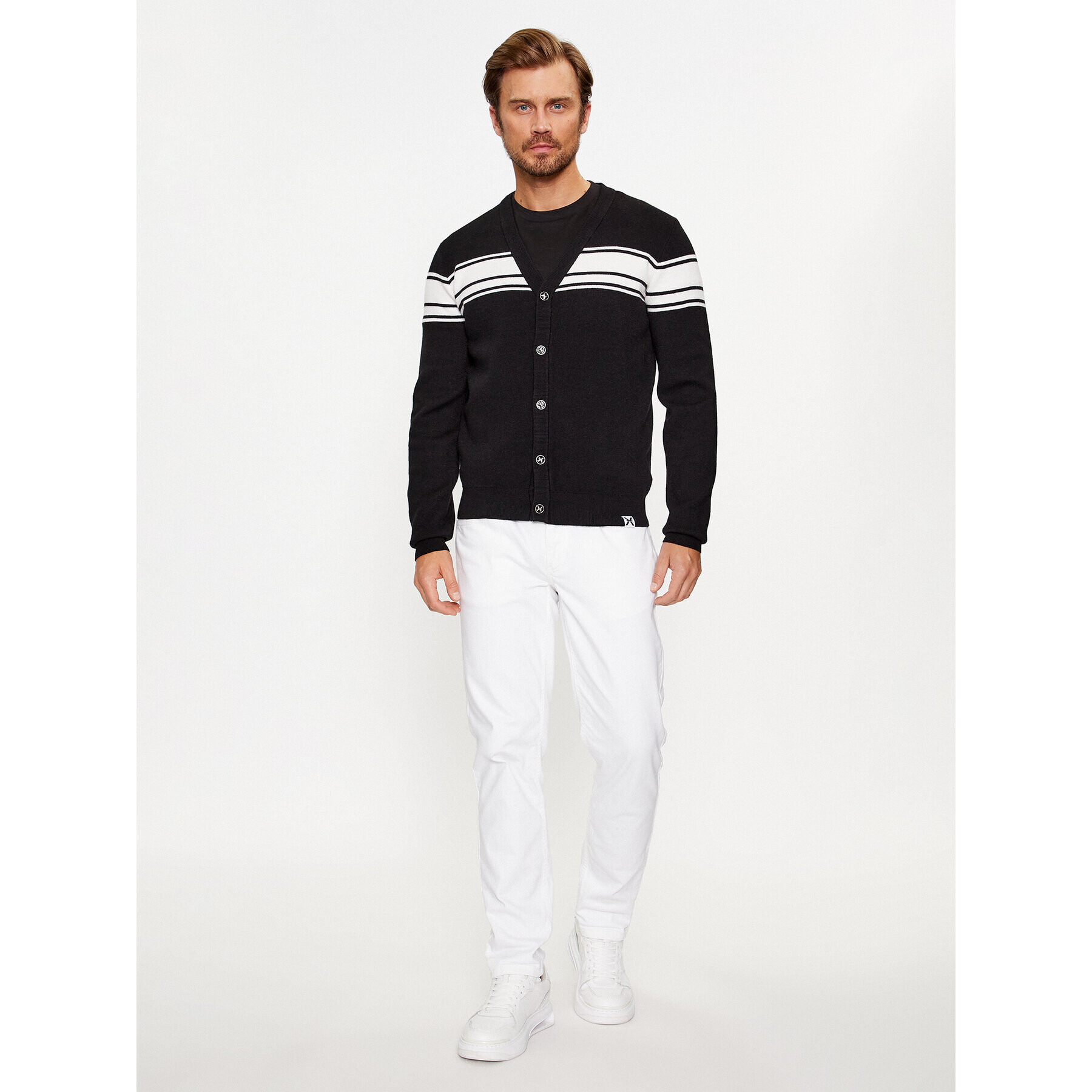 Richmond X Cardigan UMA23057CD Negru Regular Fit - Pled.ro