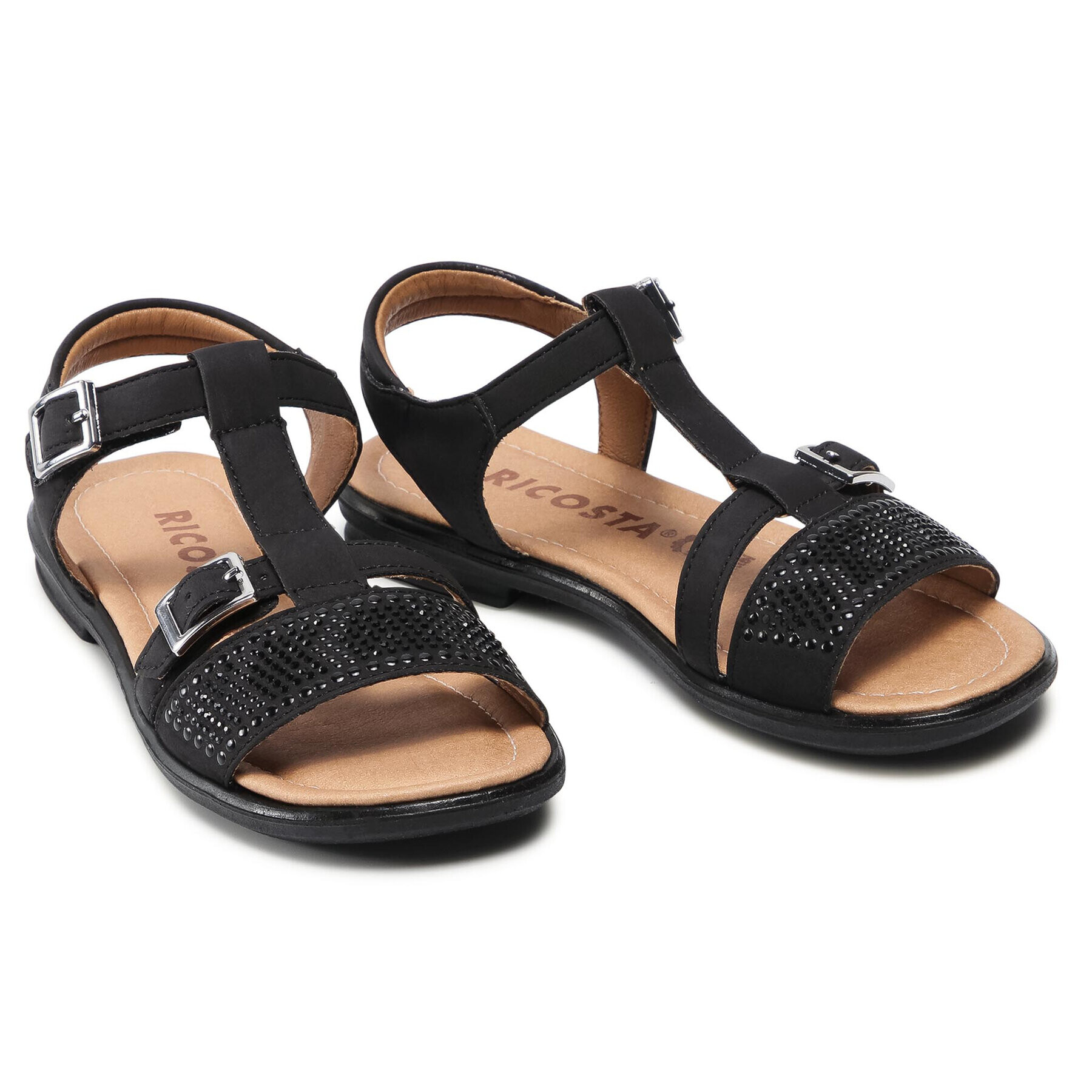 Ricosta Sandale Bella 71 7020800/091 D Negru - Pled.ro