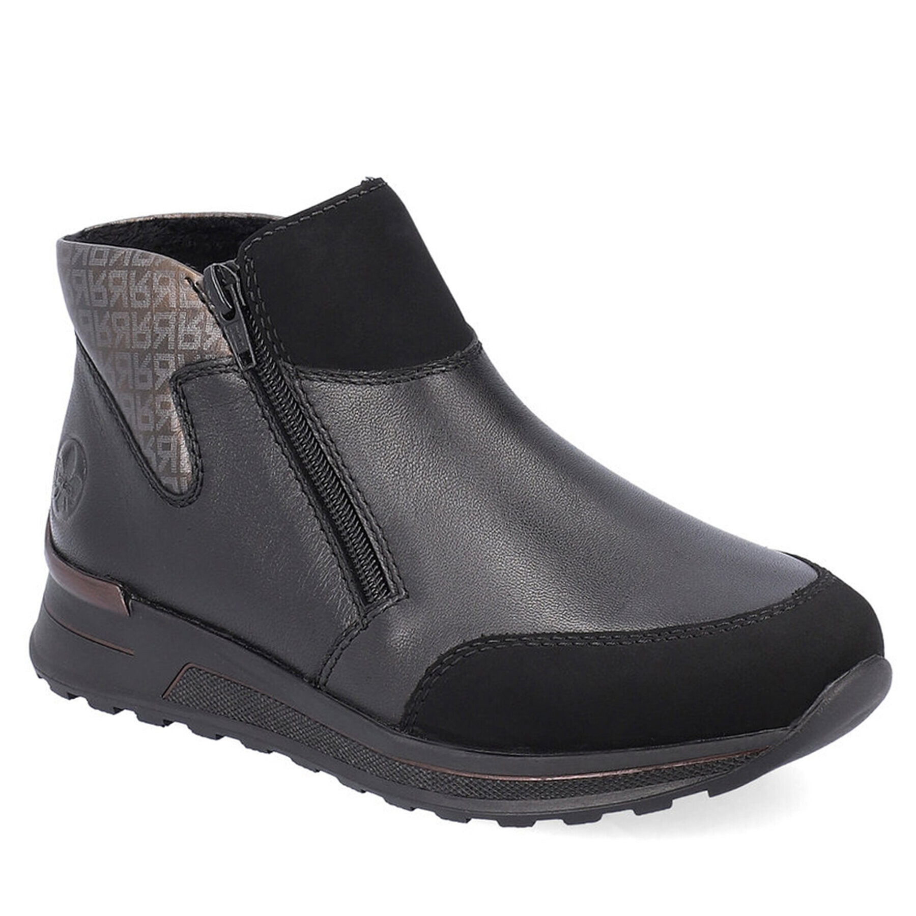 Rieker Botine N1452-00 Negru - Pled.ro