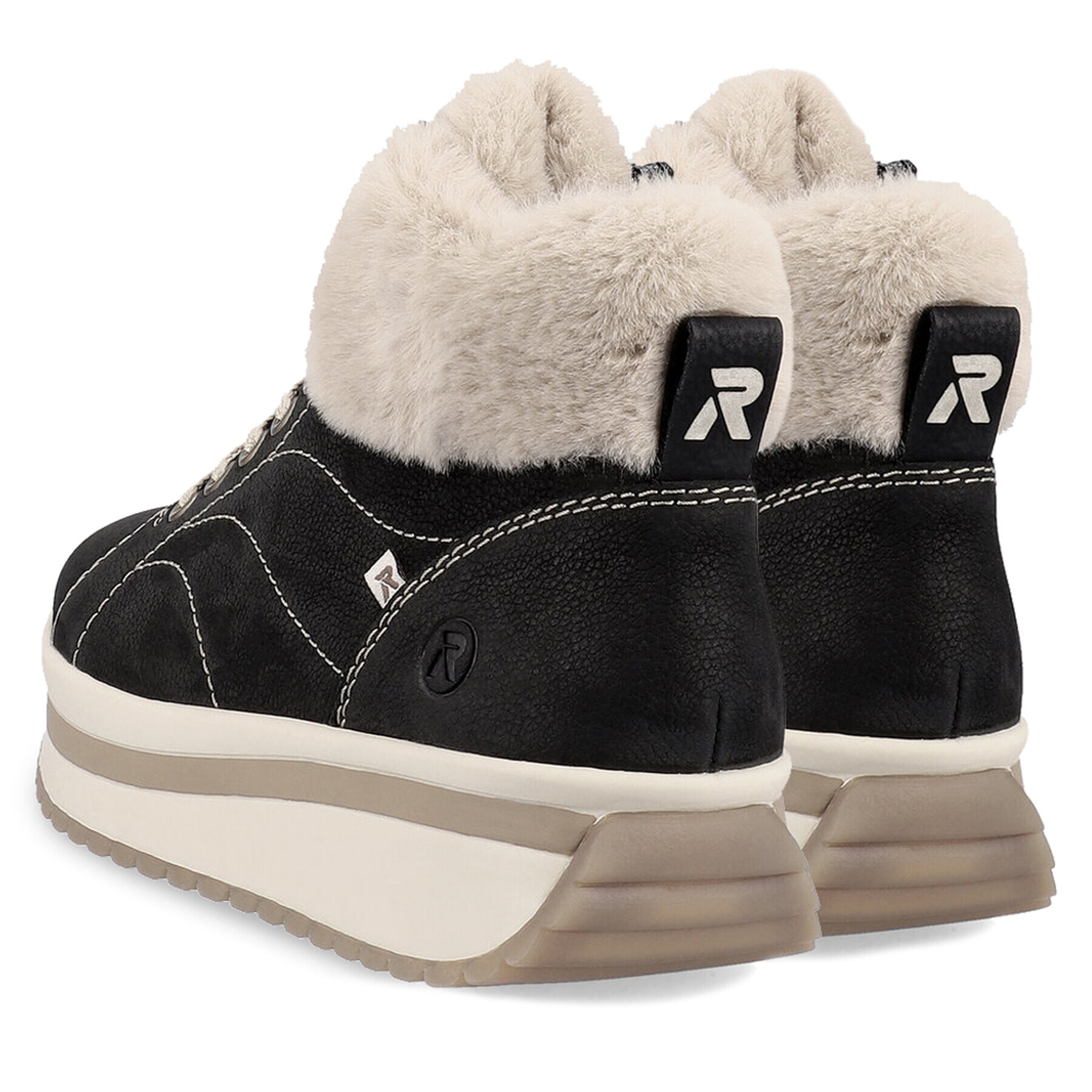 Rieker Botine W0961-00 Negru - Pled.ro