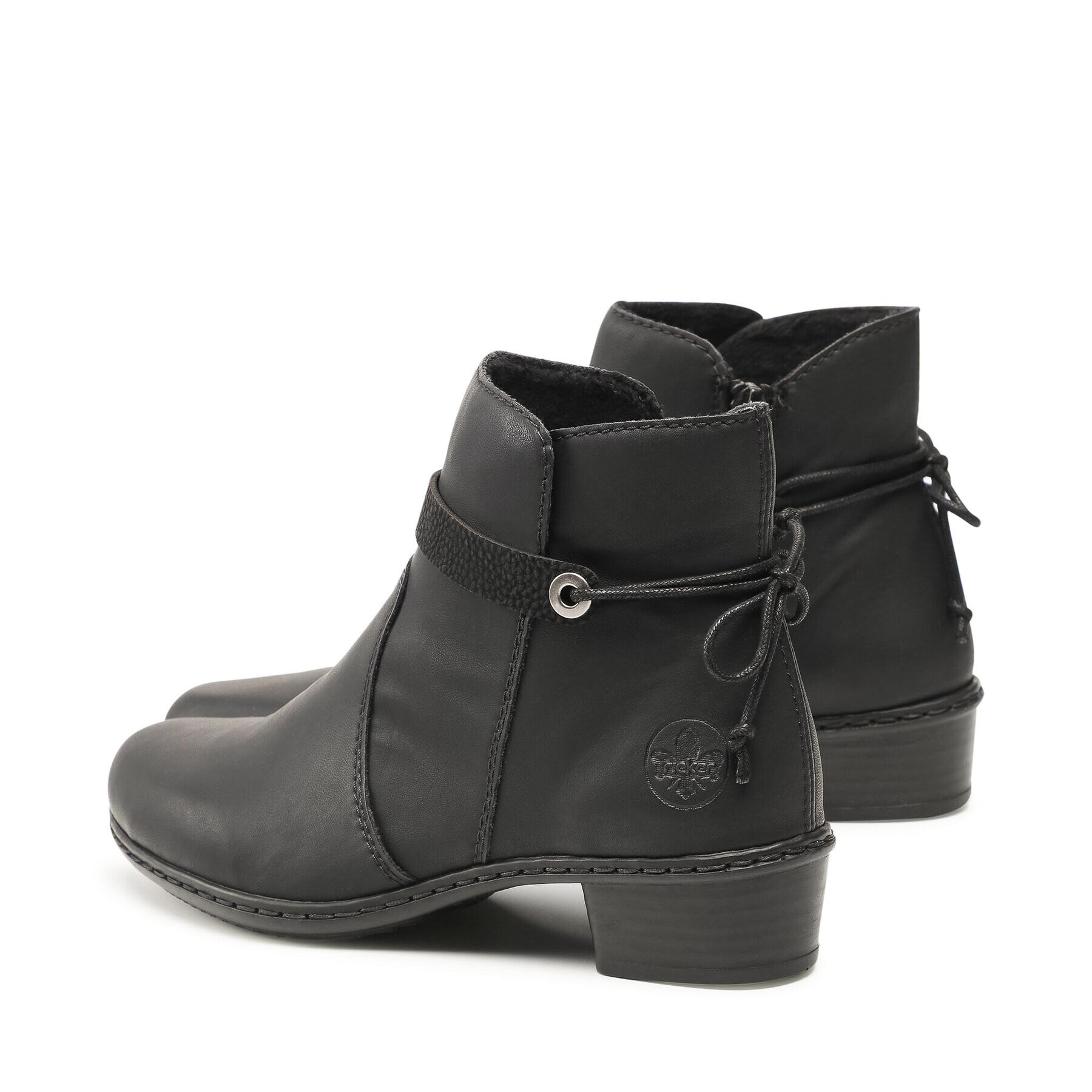 Rieker Botine Y0782-01 Negru - Pled.ro