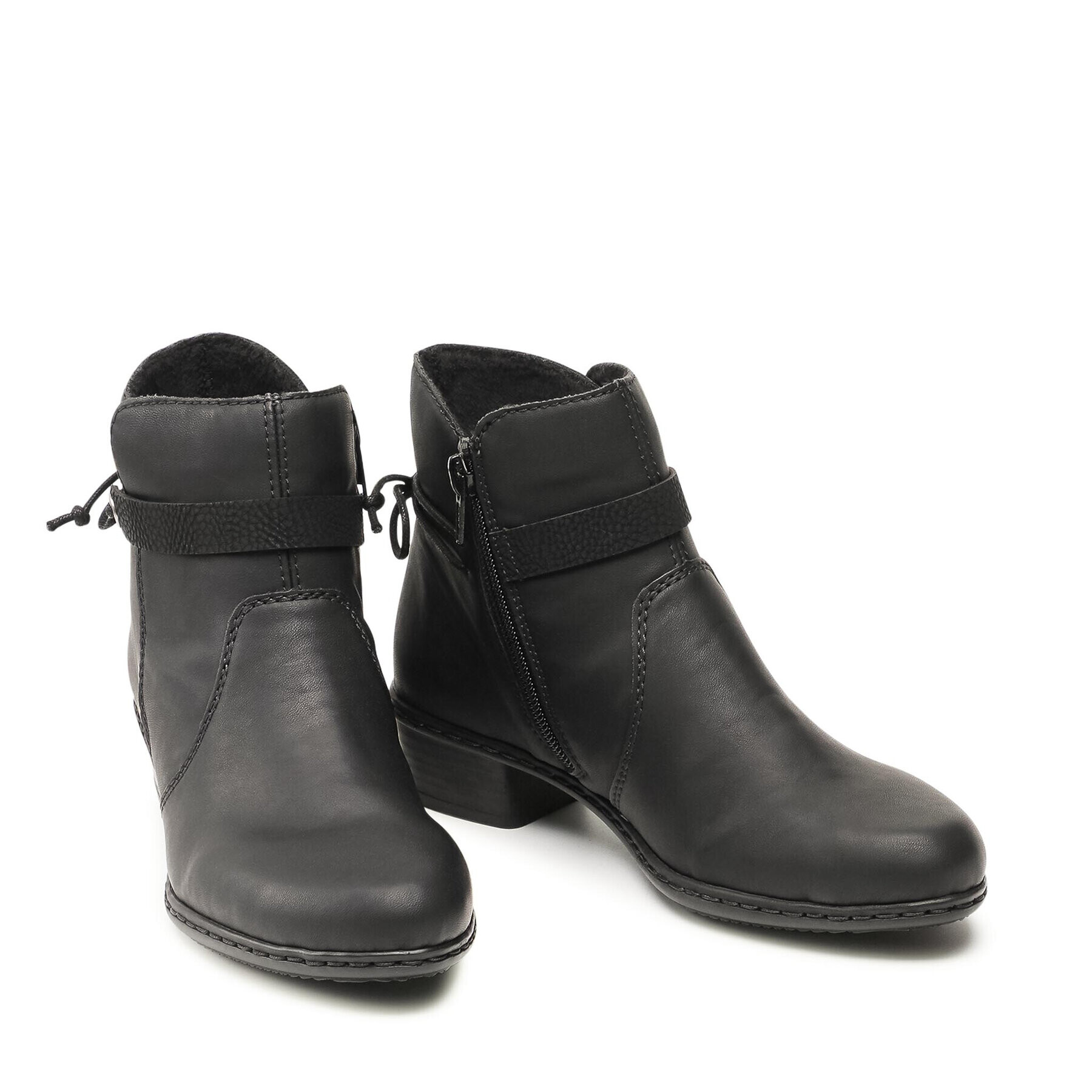 Rieker Botine Y0782-01 Negru - Pled.ro