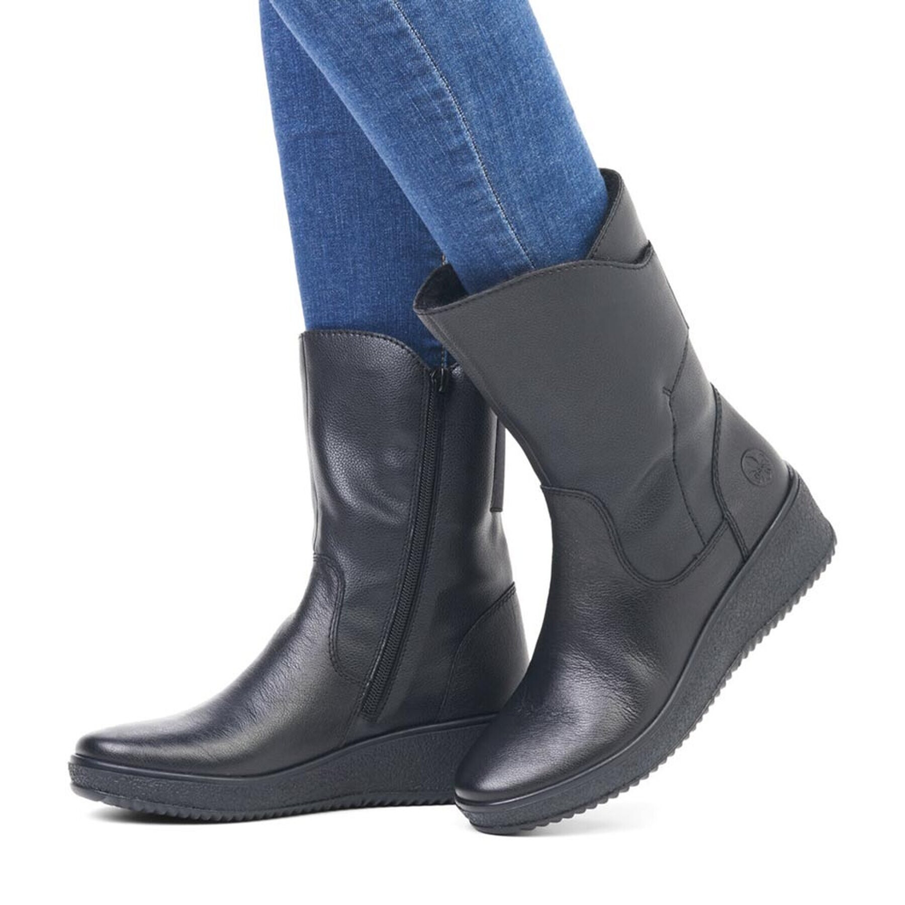 Rieker Botine Y4453-00 Negru - Pled.ro