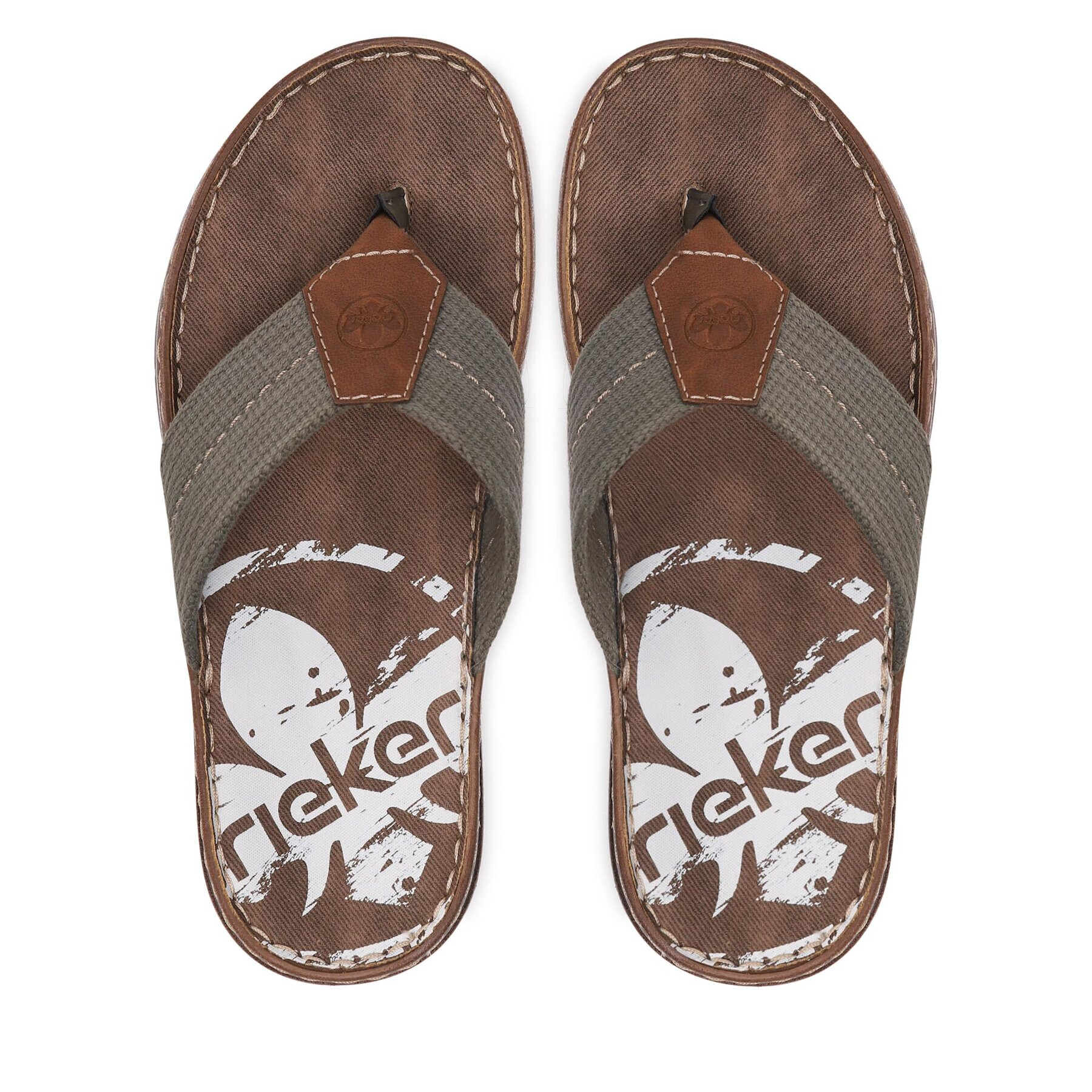 Rieker Flip flop 21280-54 Verde - Pled.ro