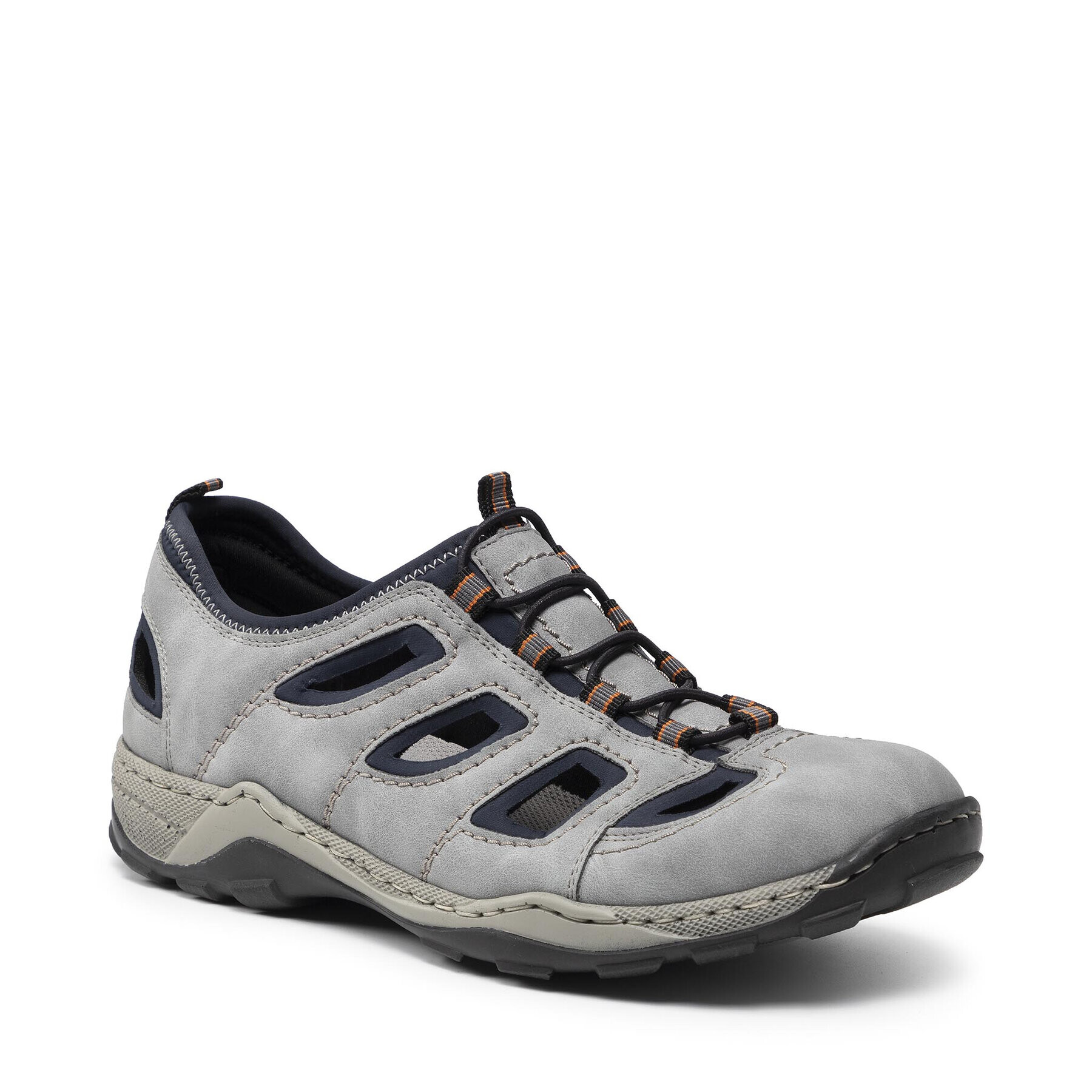 Rieker Pantofi 08065-45VE Gri - Pled.ro