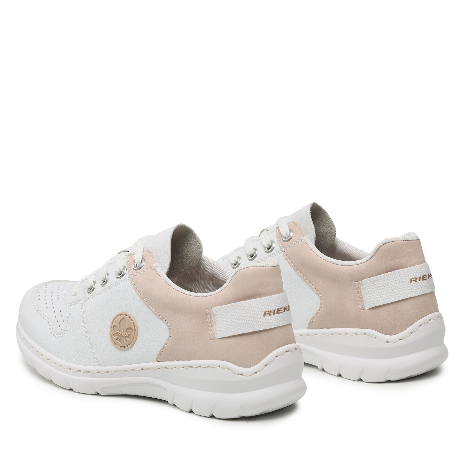 Rieker Sneakers L3214-80 Alb - Pled.ro