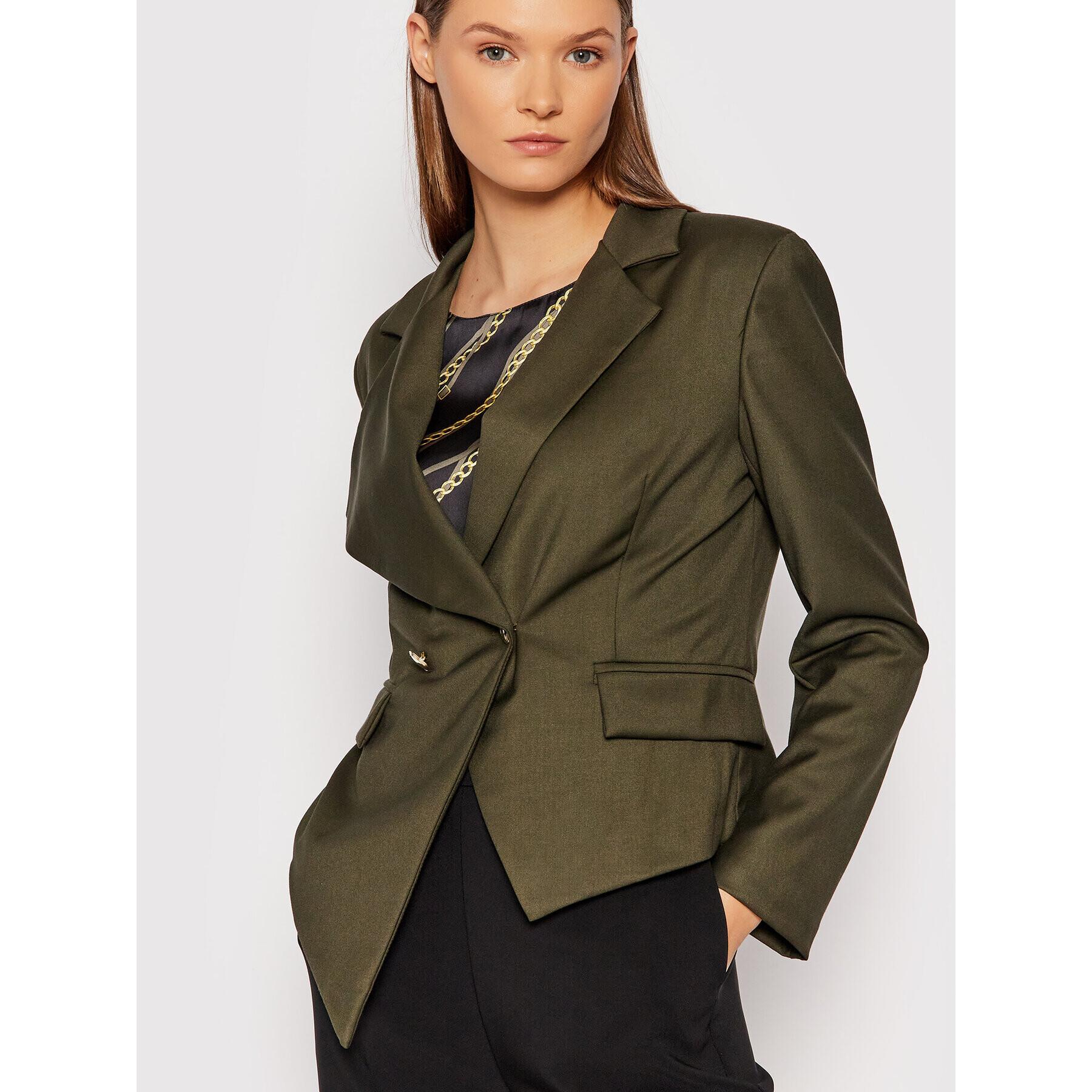 Rinascimento Blazer CFC0104399003 Verde Regular Fit - Pled.ro