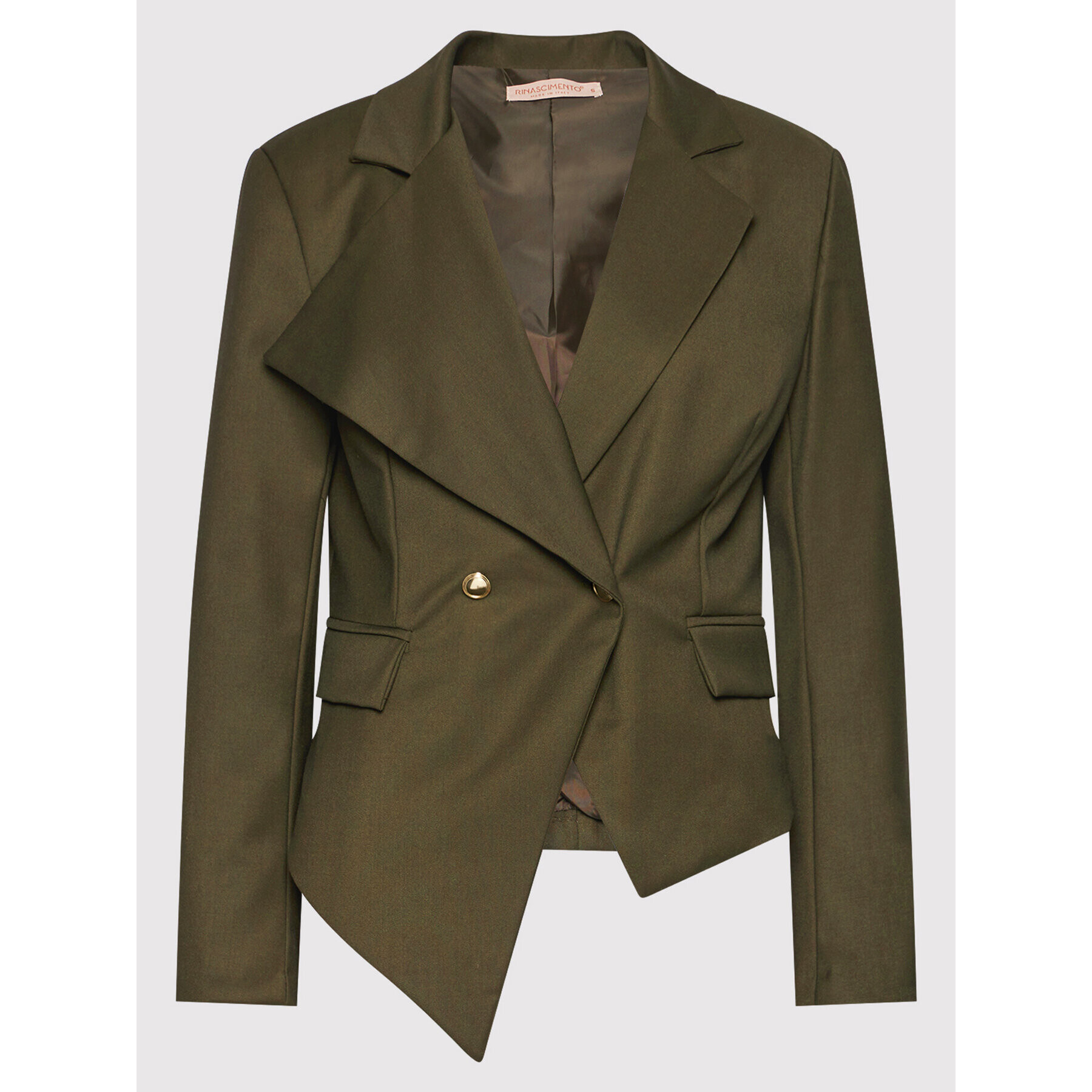 Rinascimento Blazer CFC0104399003 Verde Regular Fit - Pled.ro