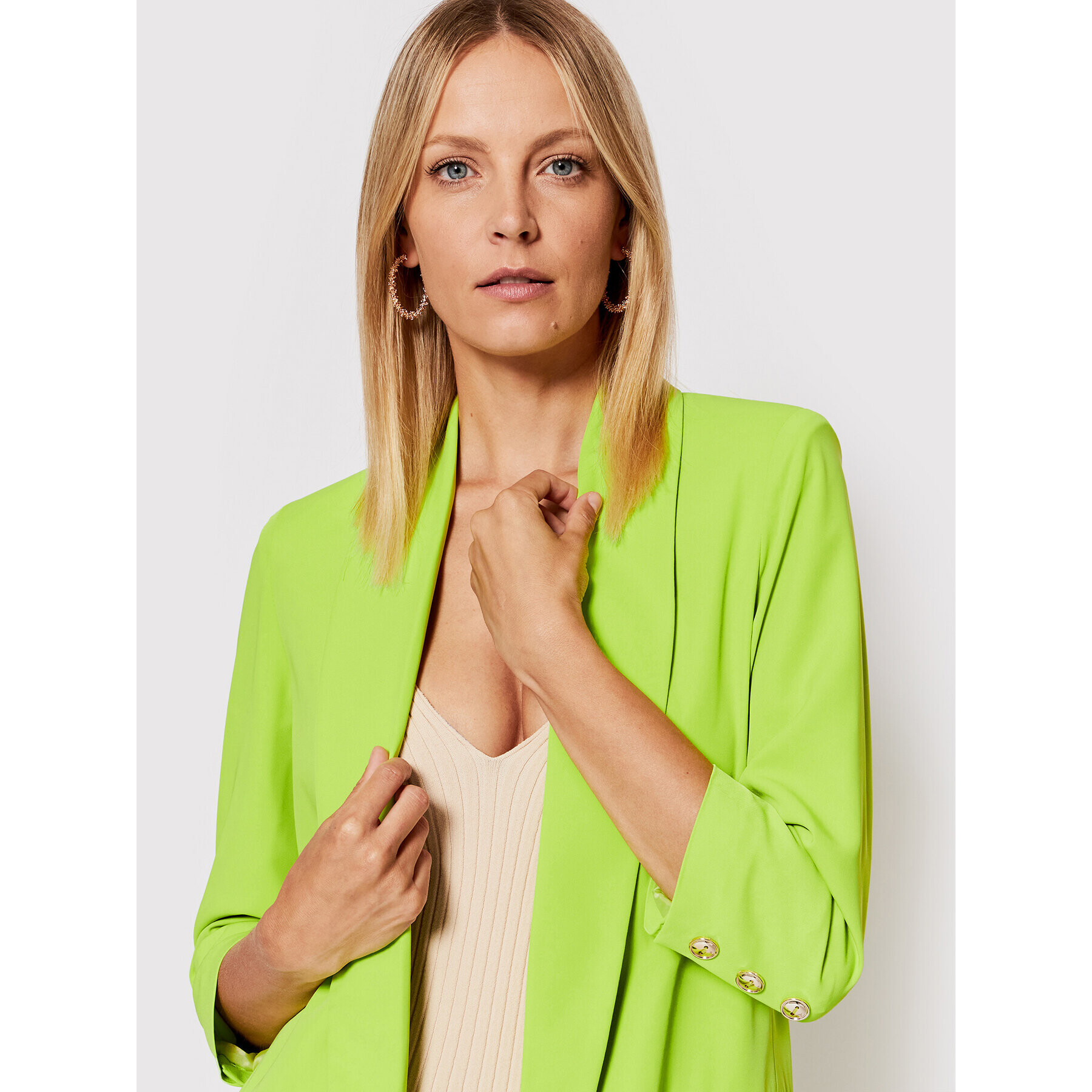 Rinascimento Blazer CFC0109401003 Verde Regular Fit - Pled.ro