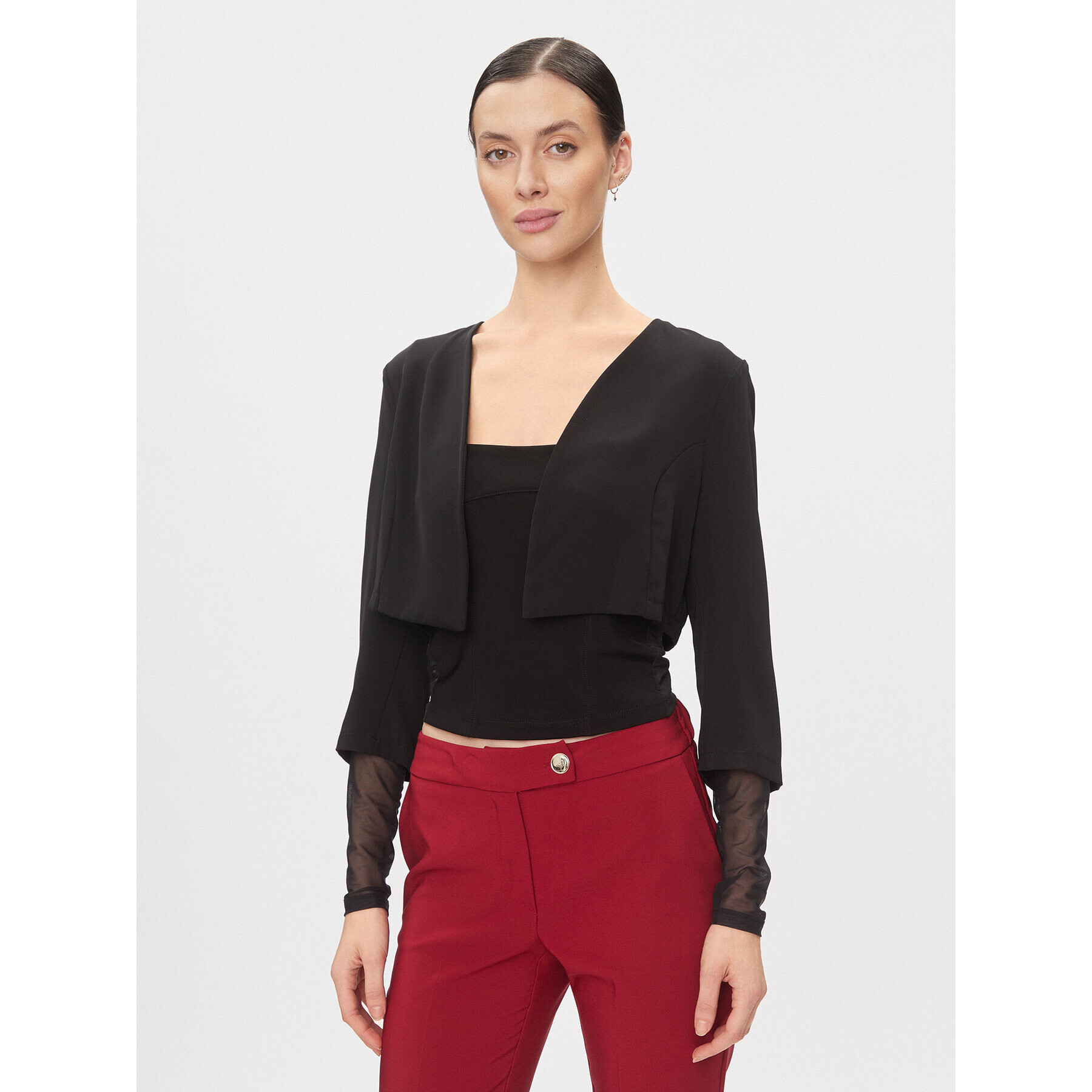 Rinascimento Bolero CFC0116215003 Negru Regular Fit - Pled.ro