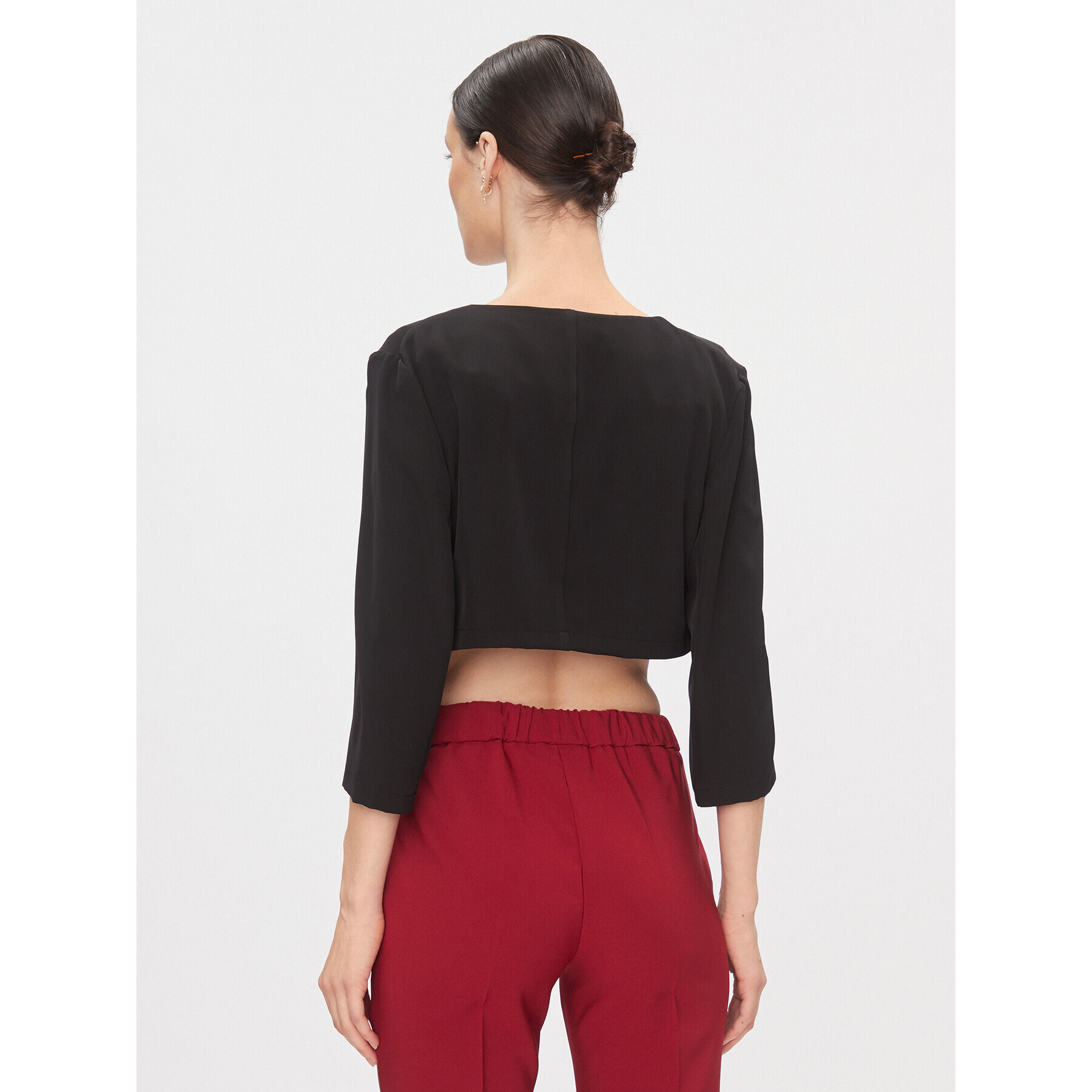 Rinascimento Bolero CFC0116215003 Negru Regular Fit - Pled.ro