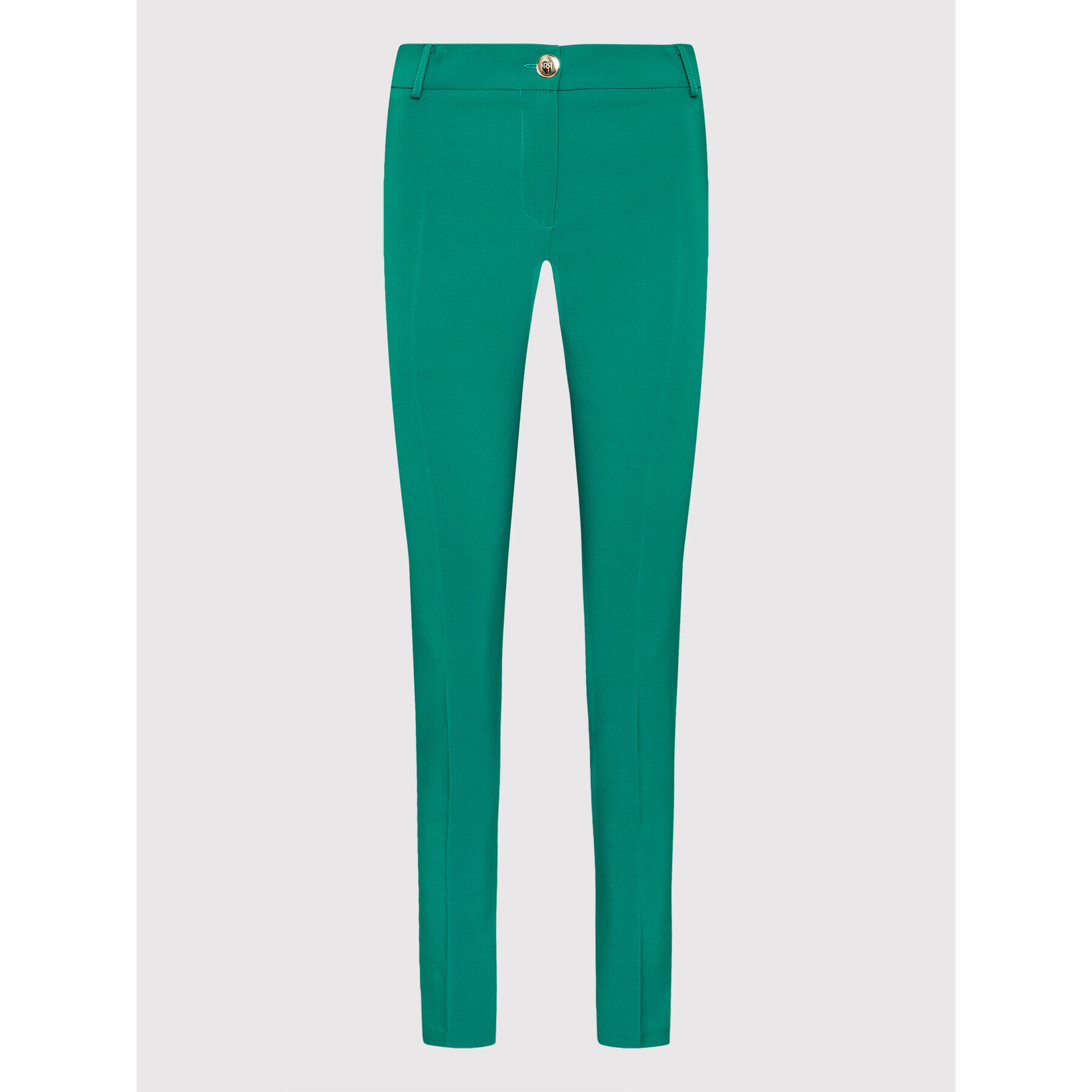 Rinascimento Pantaloni din material CFC0110515003 Verde Slim Fit - Pled.ro