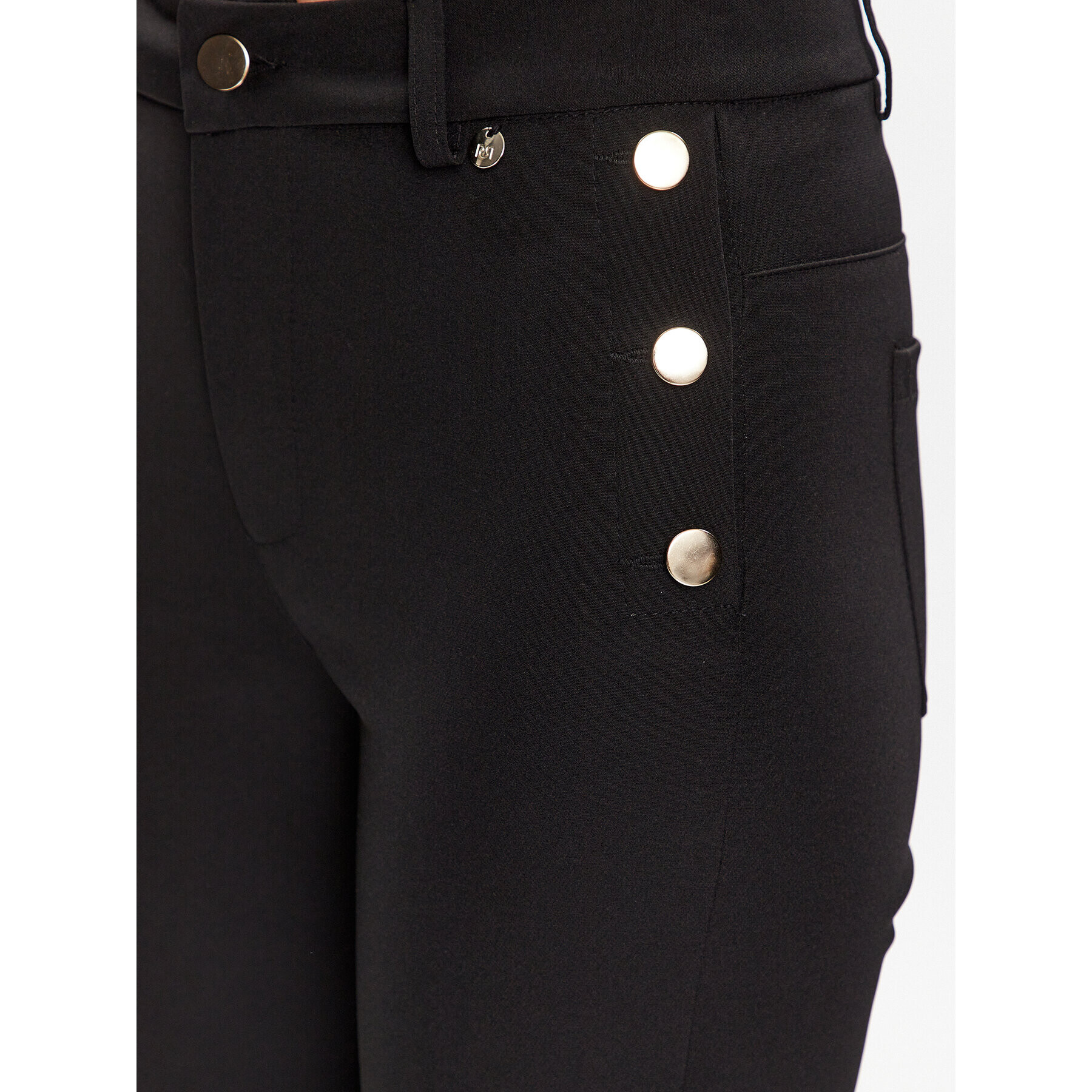 Rinascimento Pantaloni din material CFC0112543003 Negru Regular Fit - Pled.ro